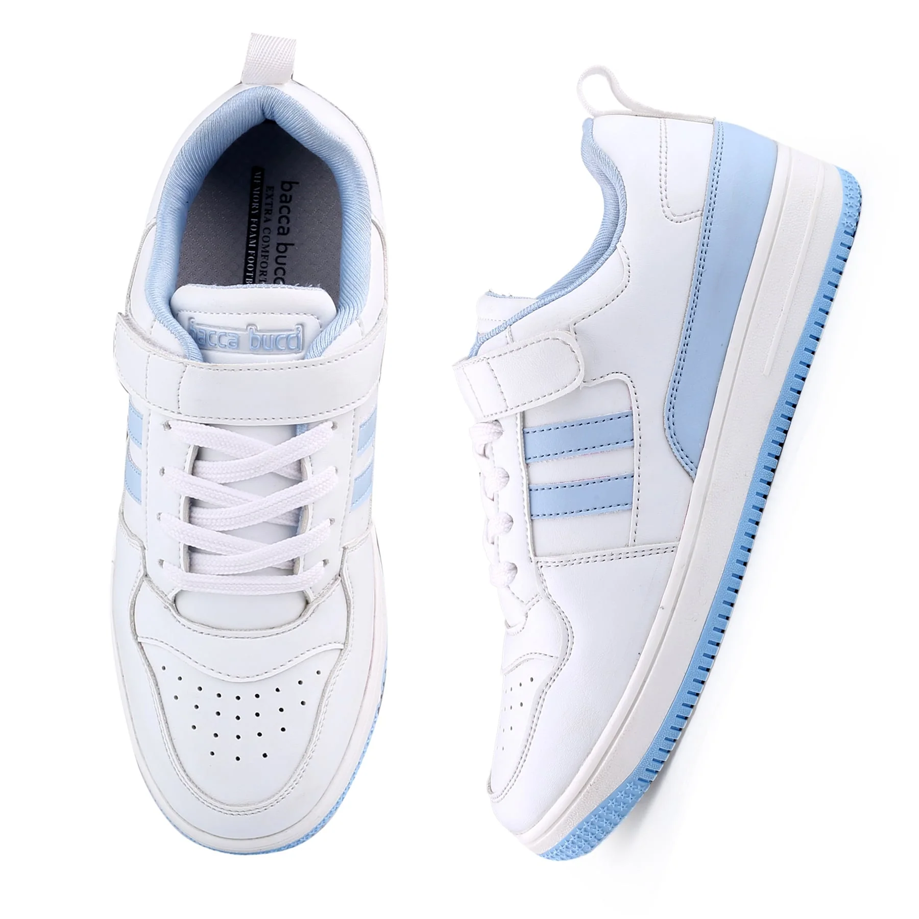 Bacca Bucci PHOENIX Low-Top Fashion Women's Sneakers with Hook & Loop Closure - Image 21