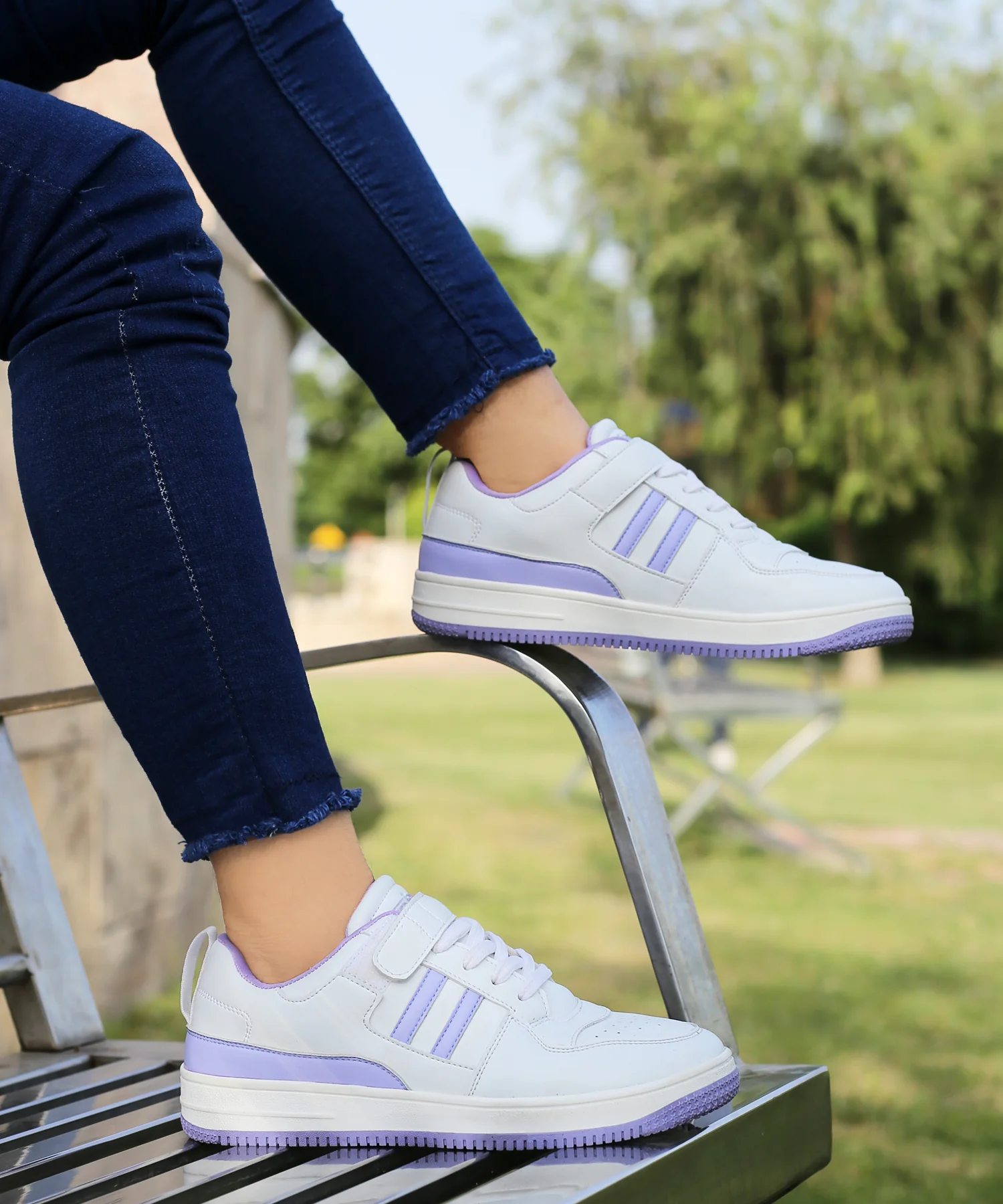 Bacca Bucci PHOENIX Low-Top Fashion Women's Sneakers with Hook & Loop Closure - Image 3