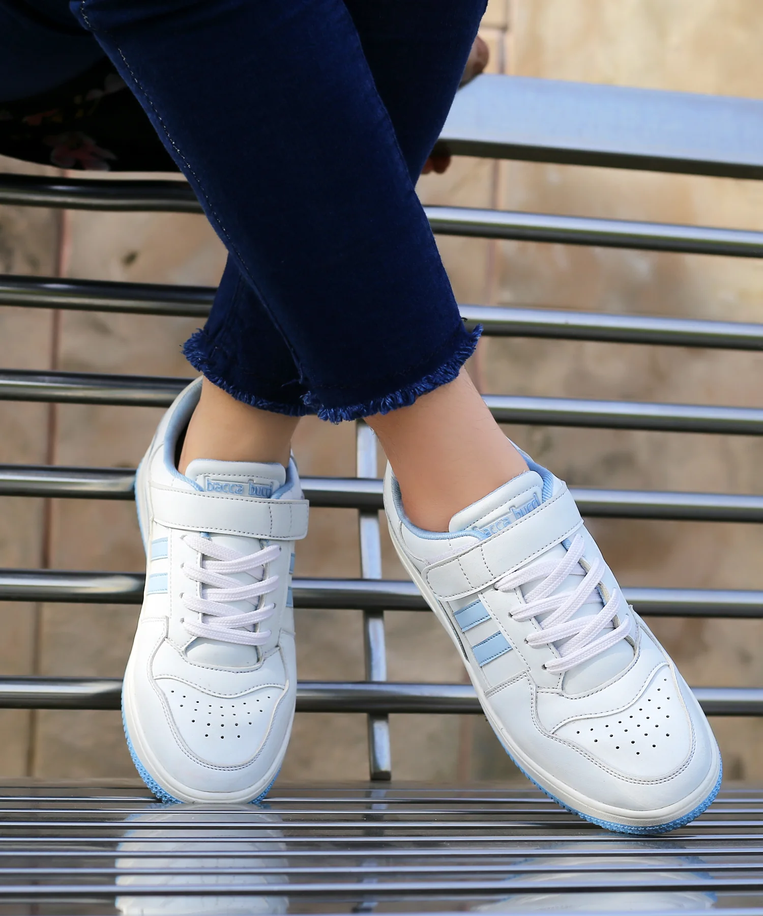 Bacca Bucci PHOENIX Low-Top Fashion Women's Sneakers with Hook & Loop Closure - Image 3