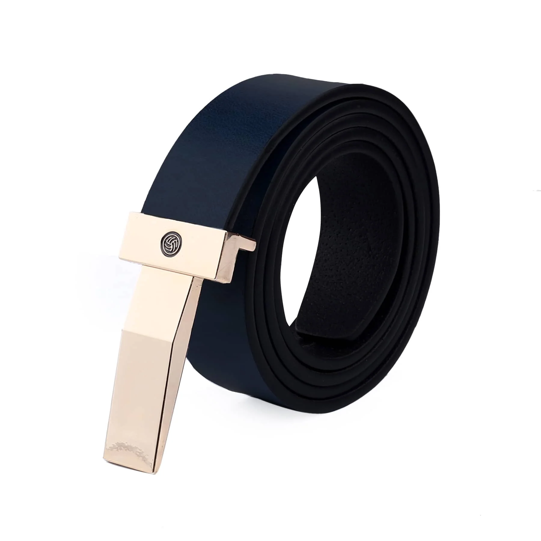 Bacca Bucci Genuine Leather Formal Dress Belts with a Stylish Finish & a Nickel-Free Buckle - Image 4