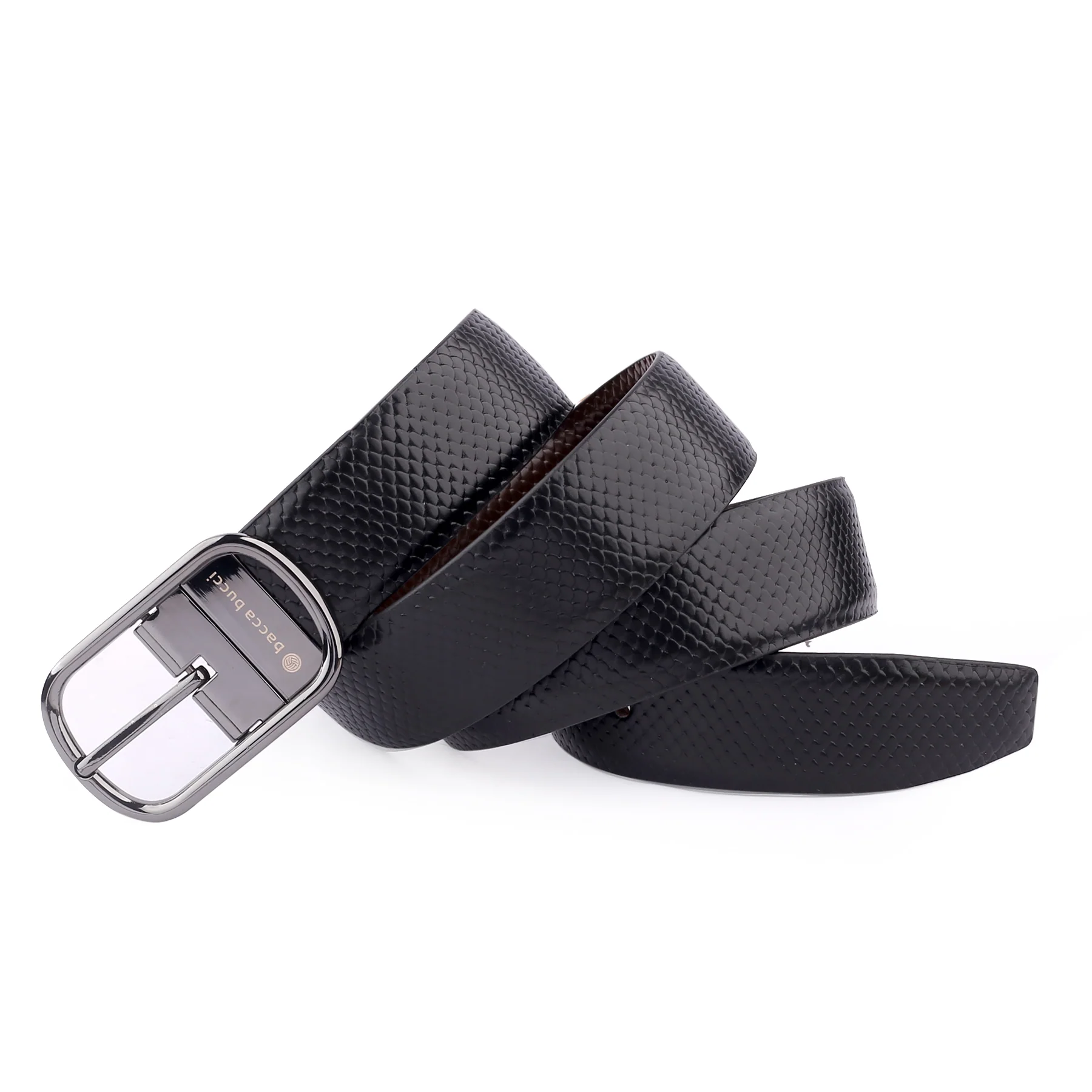 Bacca Bucci Auto reversible dress belt with Genuine Leather - Image 3