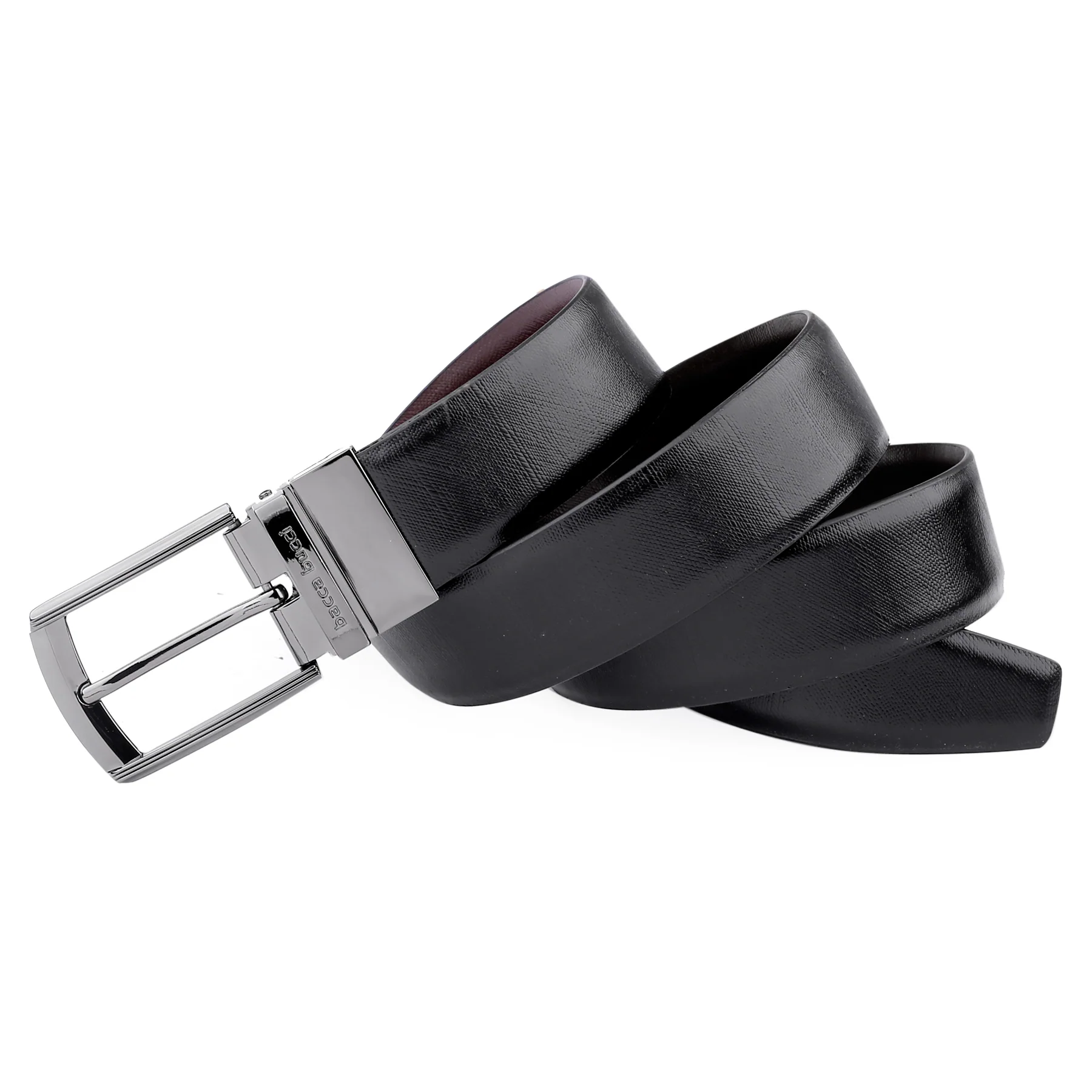 Bacca Bucci Auto reversible dress belt with Genuine Leather - Image 4
