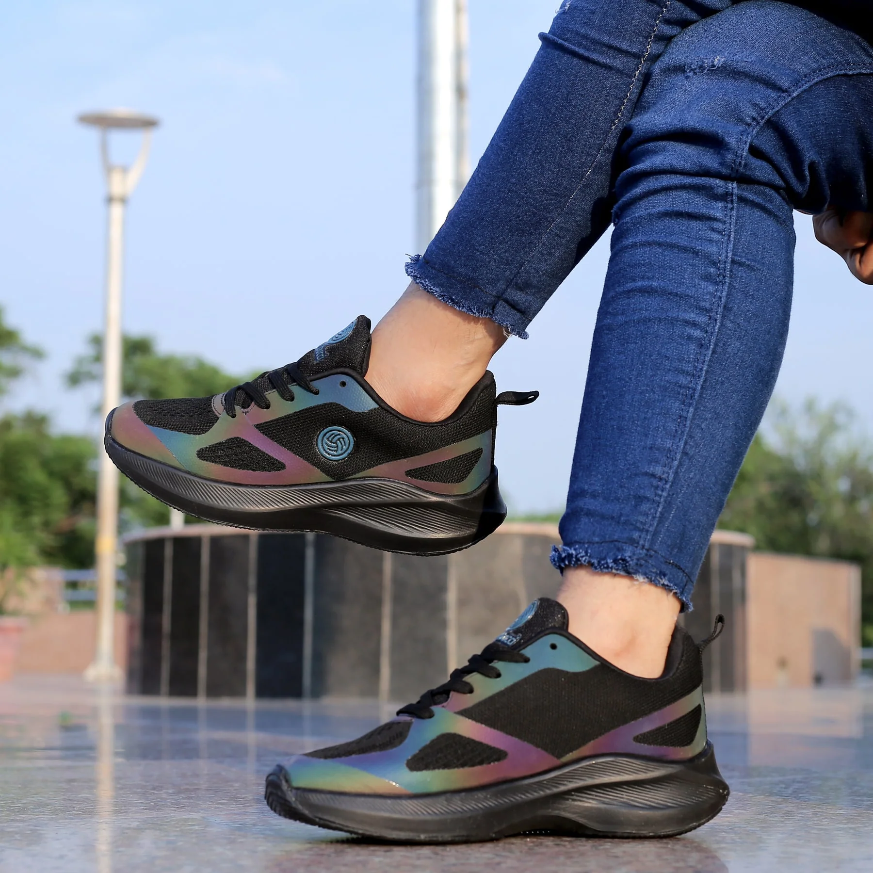 Bacca Bucci RAINBOW Women All-Day wear Joggers Running Walking Gym Training Shoes - Image 3