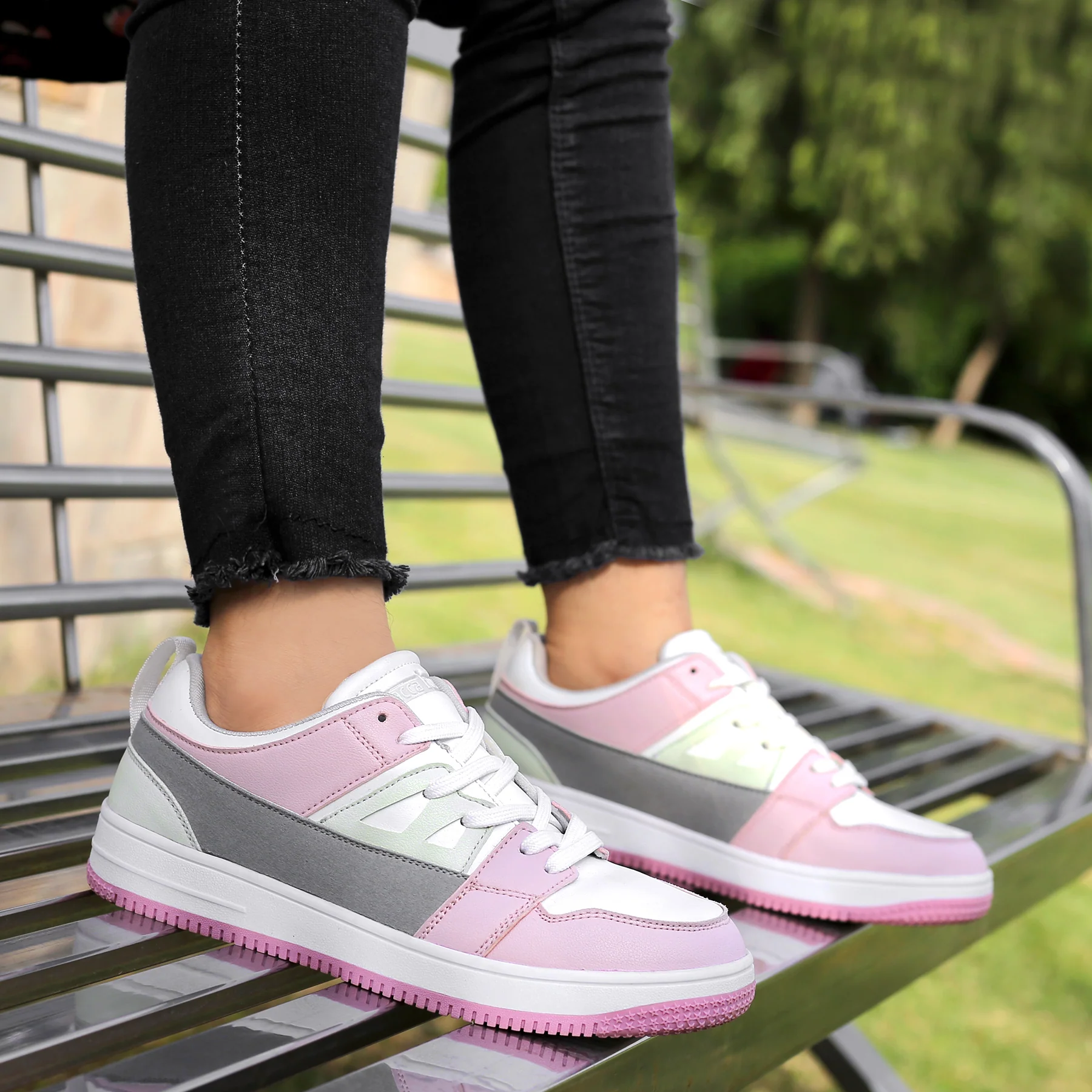 Bacca Bucci SERENITY Low Top Flat Sole Fashion Women's Sneakers - Image 15