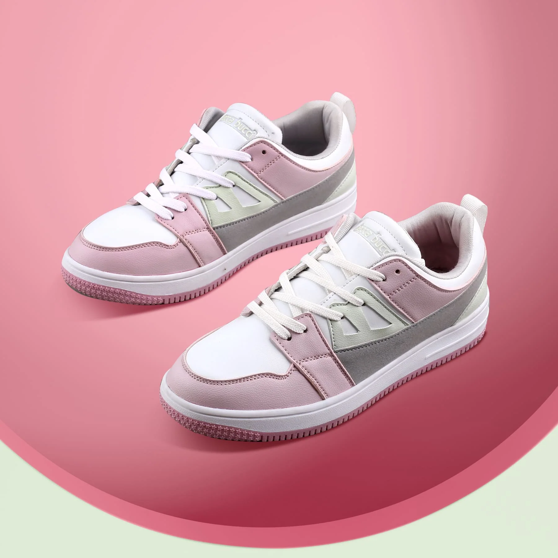 Bacca Bucci SERENITY Low Top Flat Sole Fashion Women's Sneakers - Image 4
