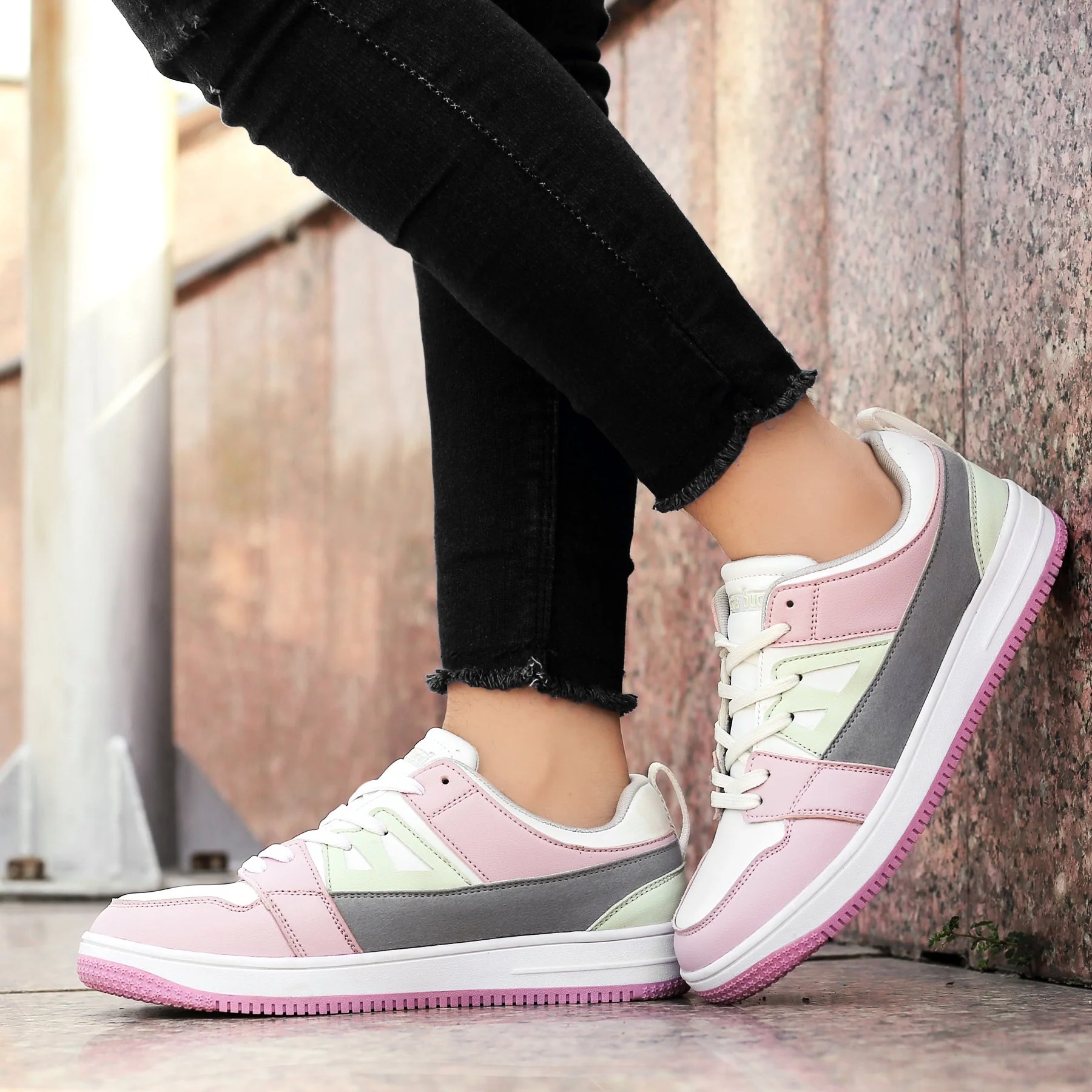 Bacca Bucci SERENITY Low Top Flat Sole Fashion Women's Sneakers - Image 23