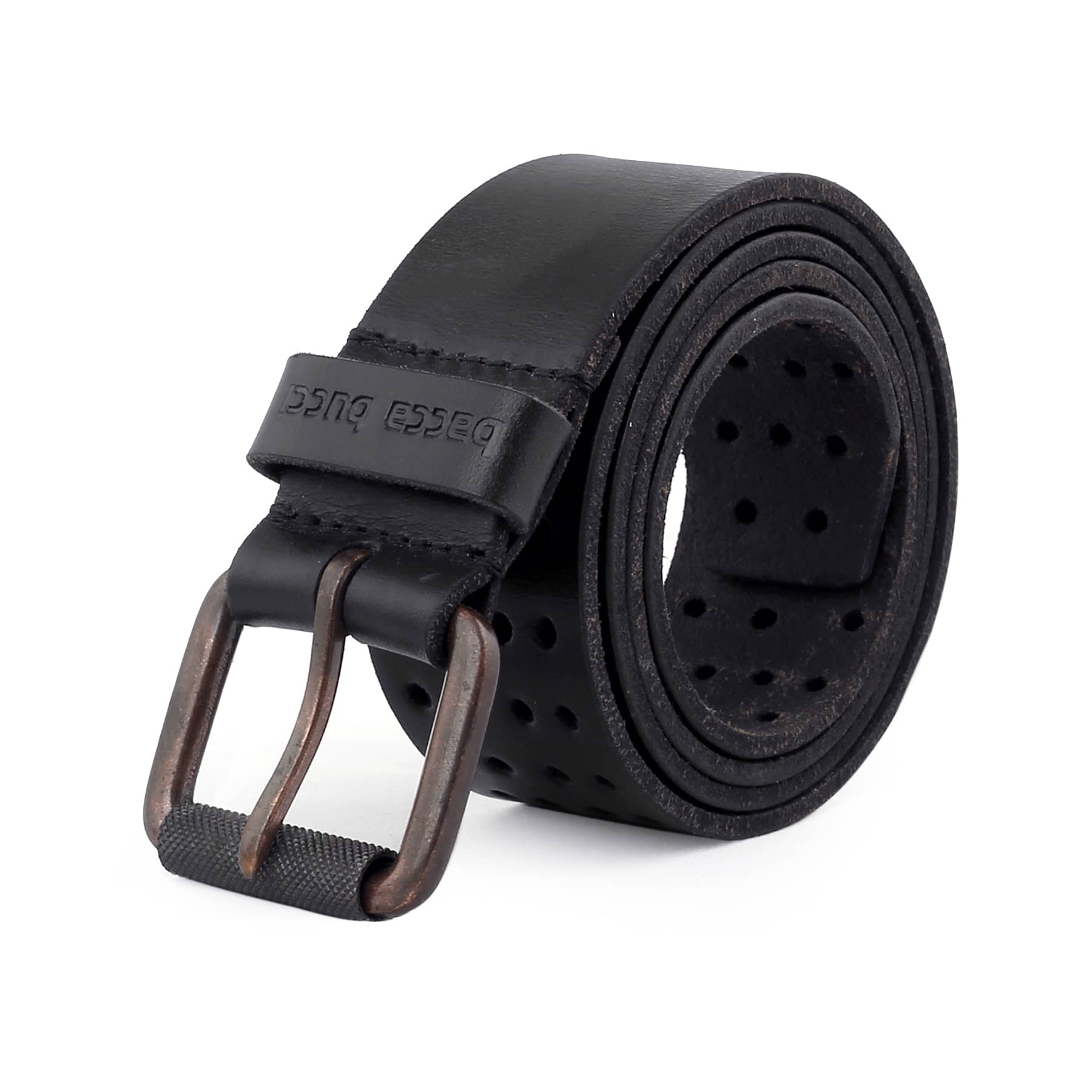 Bacca Bucci Single Roller Vintage One-Piece 100% Full Leather Jeans Belt for men - Image 3