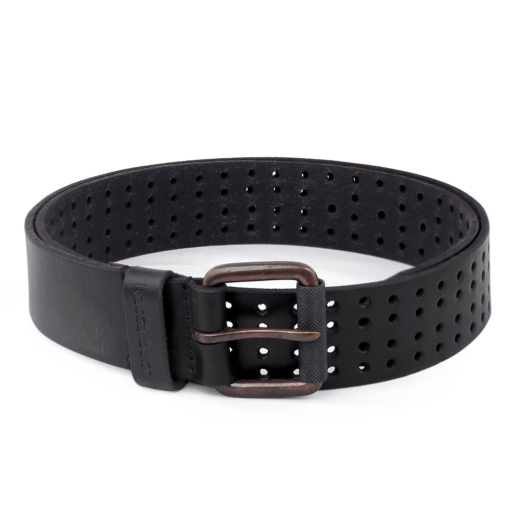 Bacca Bucci Single Roller Vintage One-Piece 100% Full Leather Jeans Belt for men - Image 4