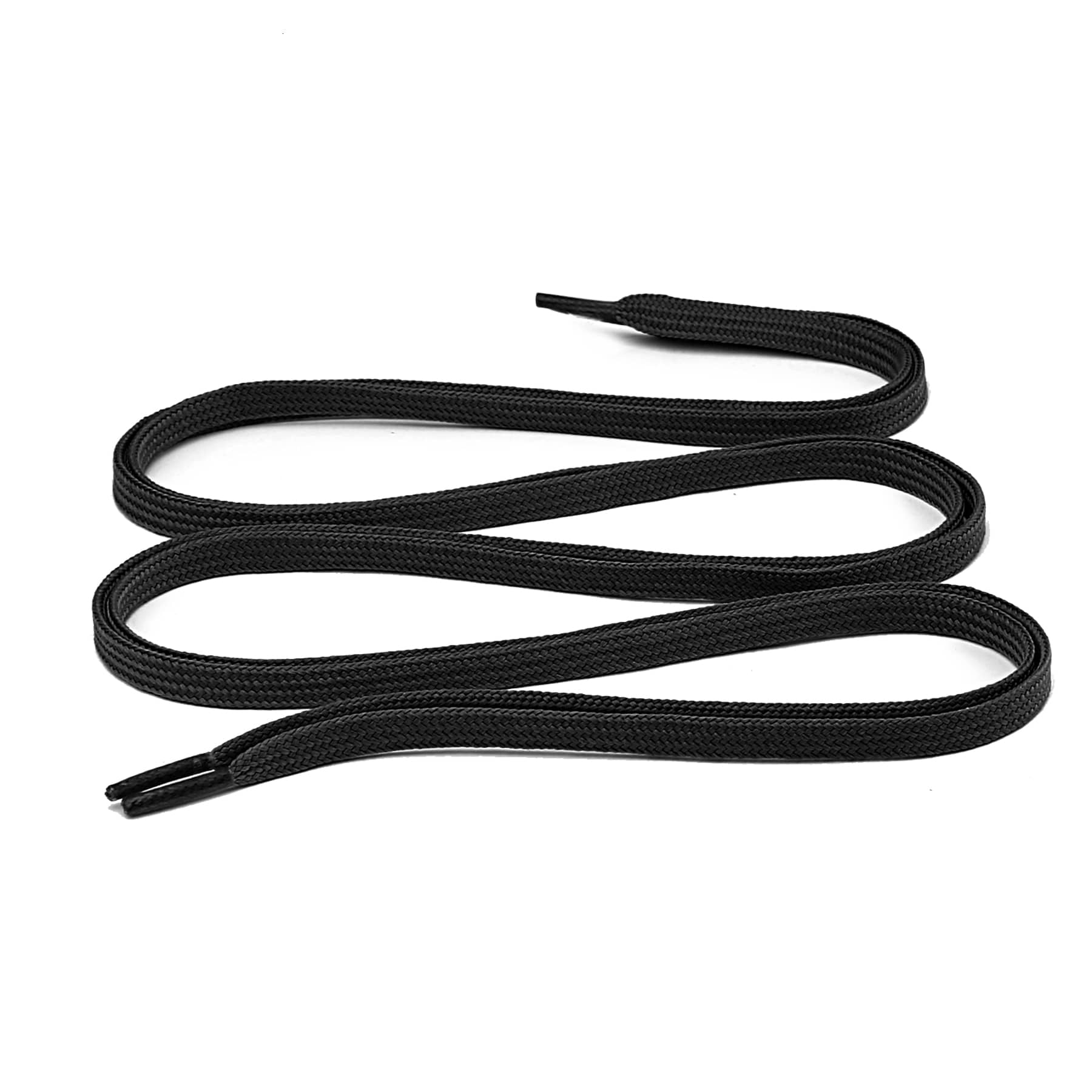 Bacca Bucci Sneaker Shoe Laces | Flat | Black- Grey - Image 7