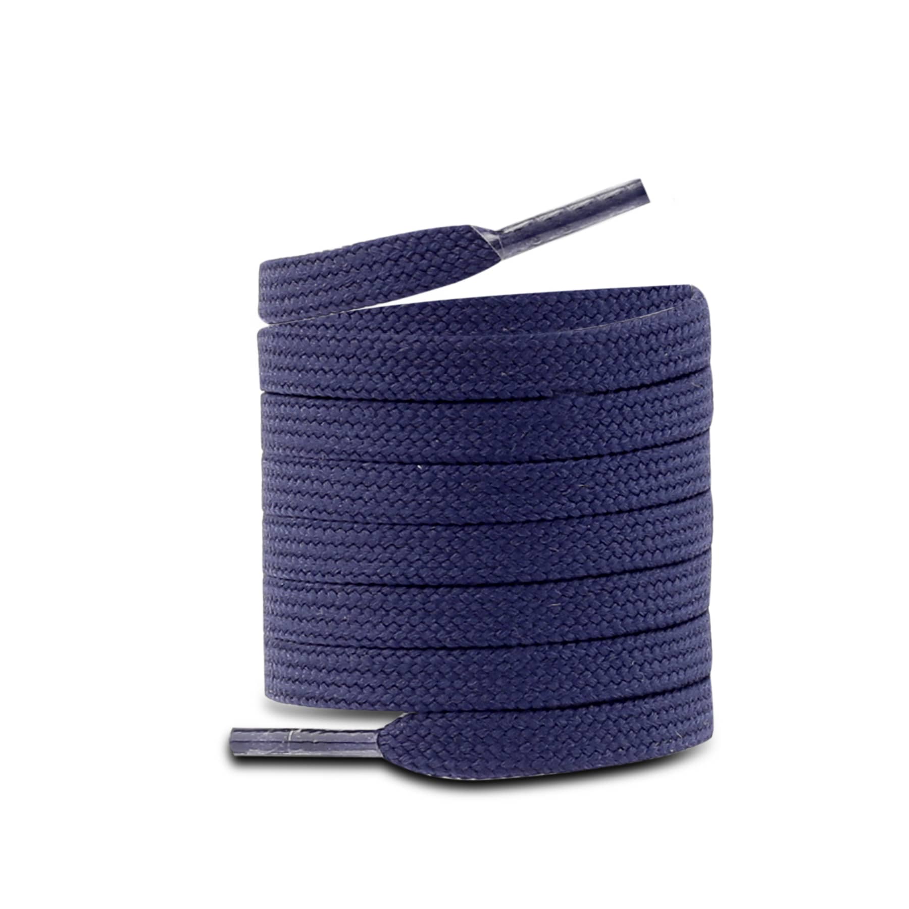 Bacca Bucci Sneaker Shoe Laces | Flat | Black- Navy Blue - Image 17