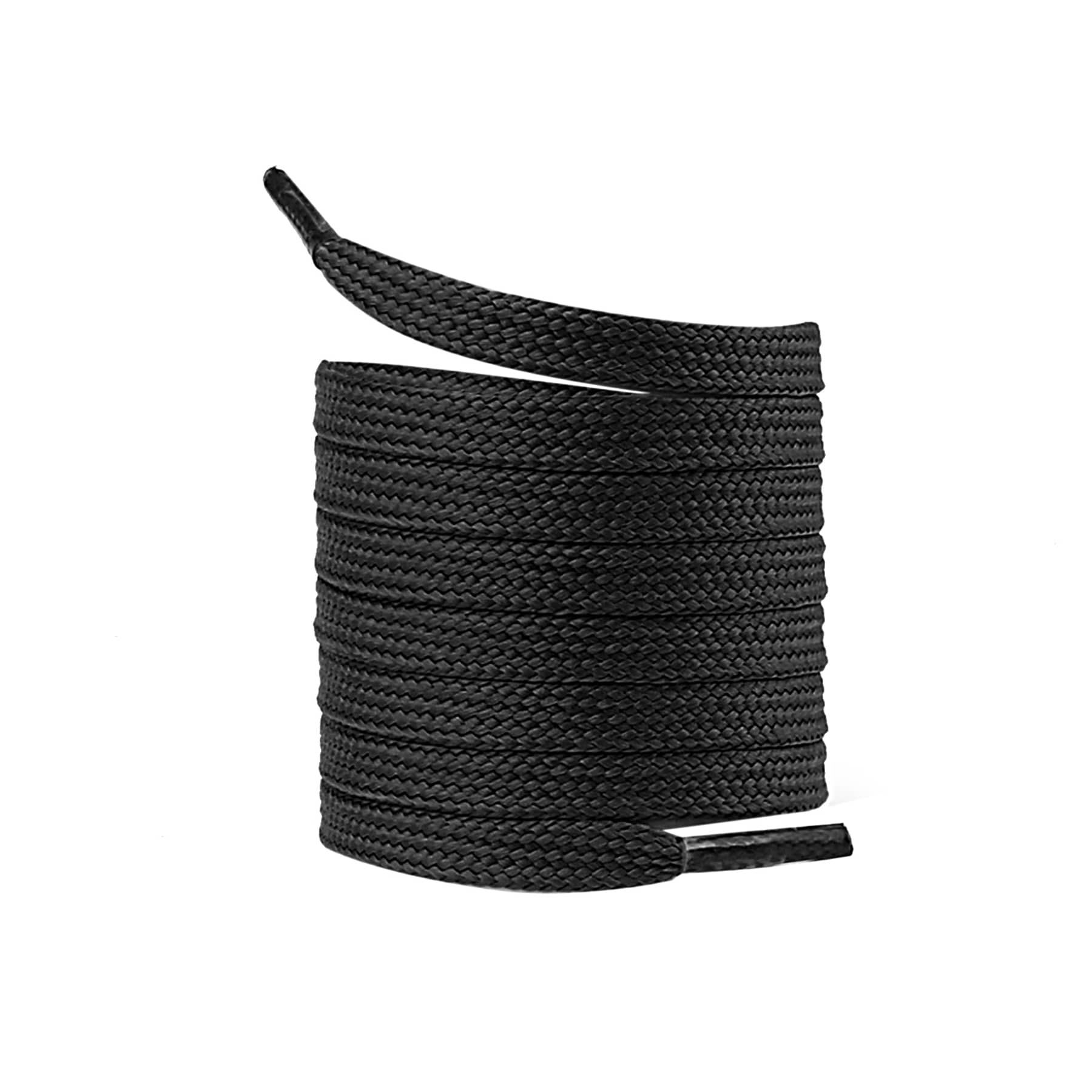 Bacca Bucci Sneaker Shoe Laces | Flat | Black-White - Image 21
