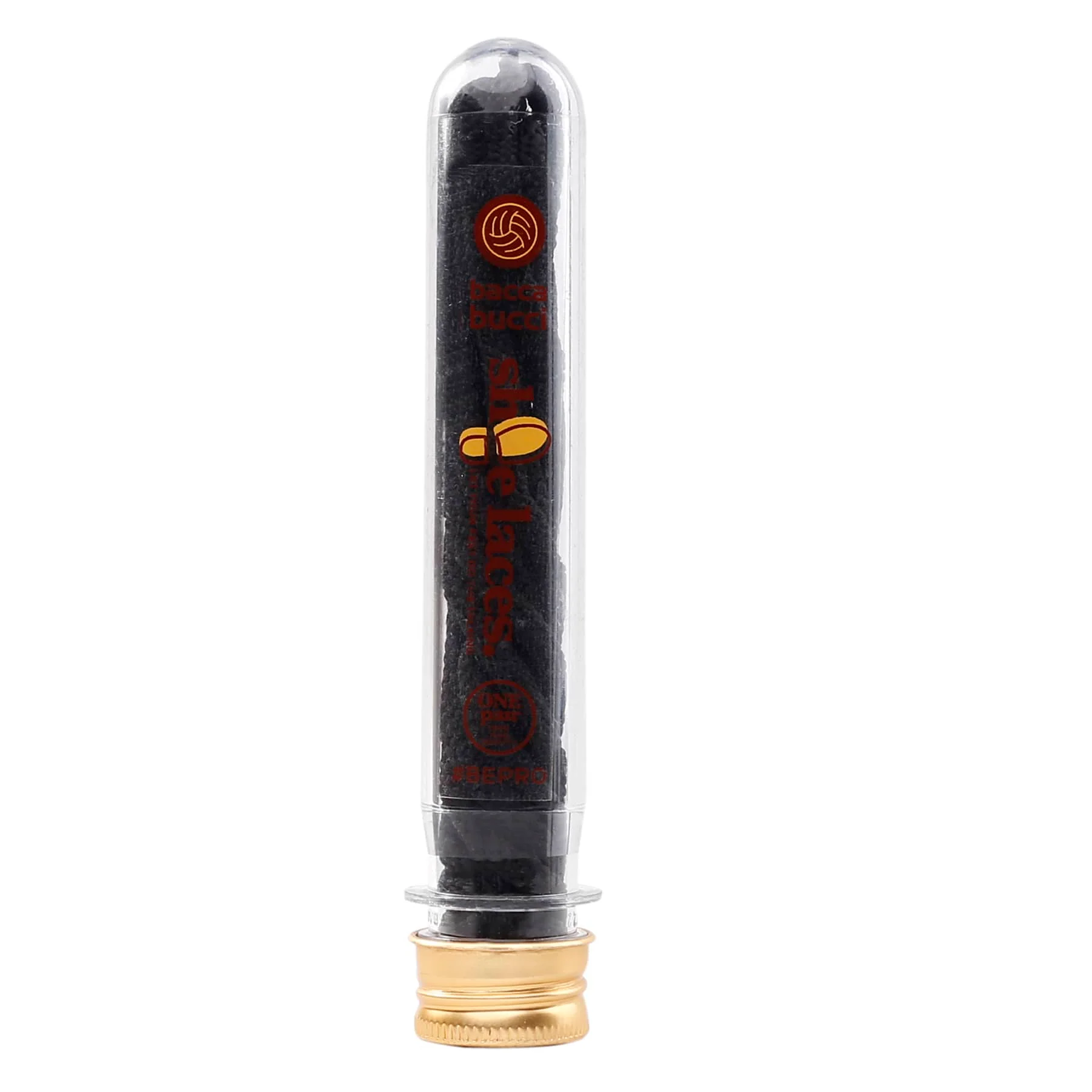Bacca Bucci Sneaker Shoe Laces | Round | Golden-Brown & Black - Image 2