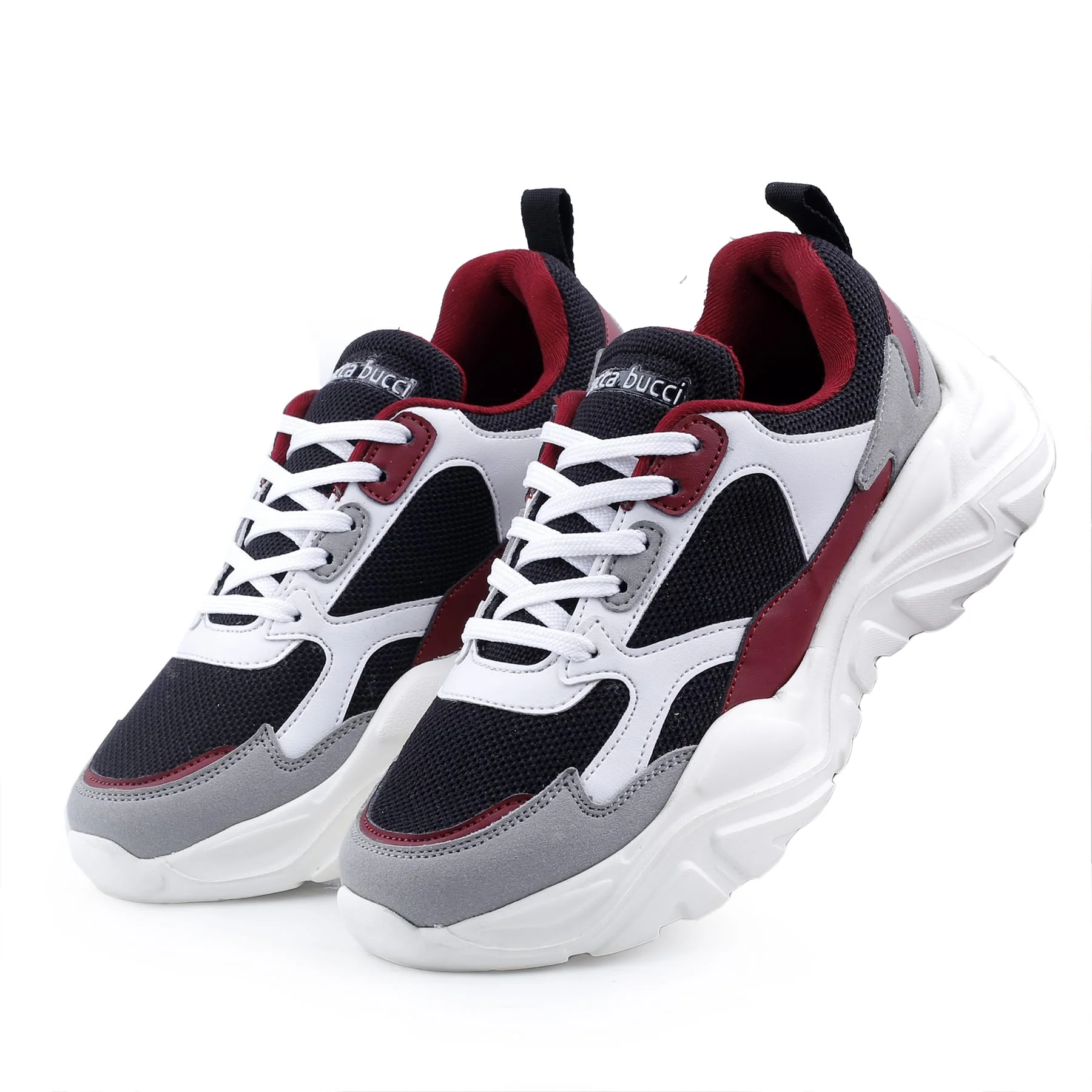 Bacca Bucci SPARK Low-top Platform ColorBlock Fashion Sneakers For Women | StreetWear Chunky Sneakers - Image 12