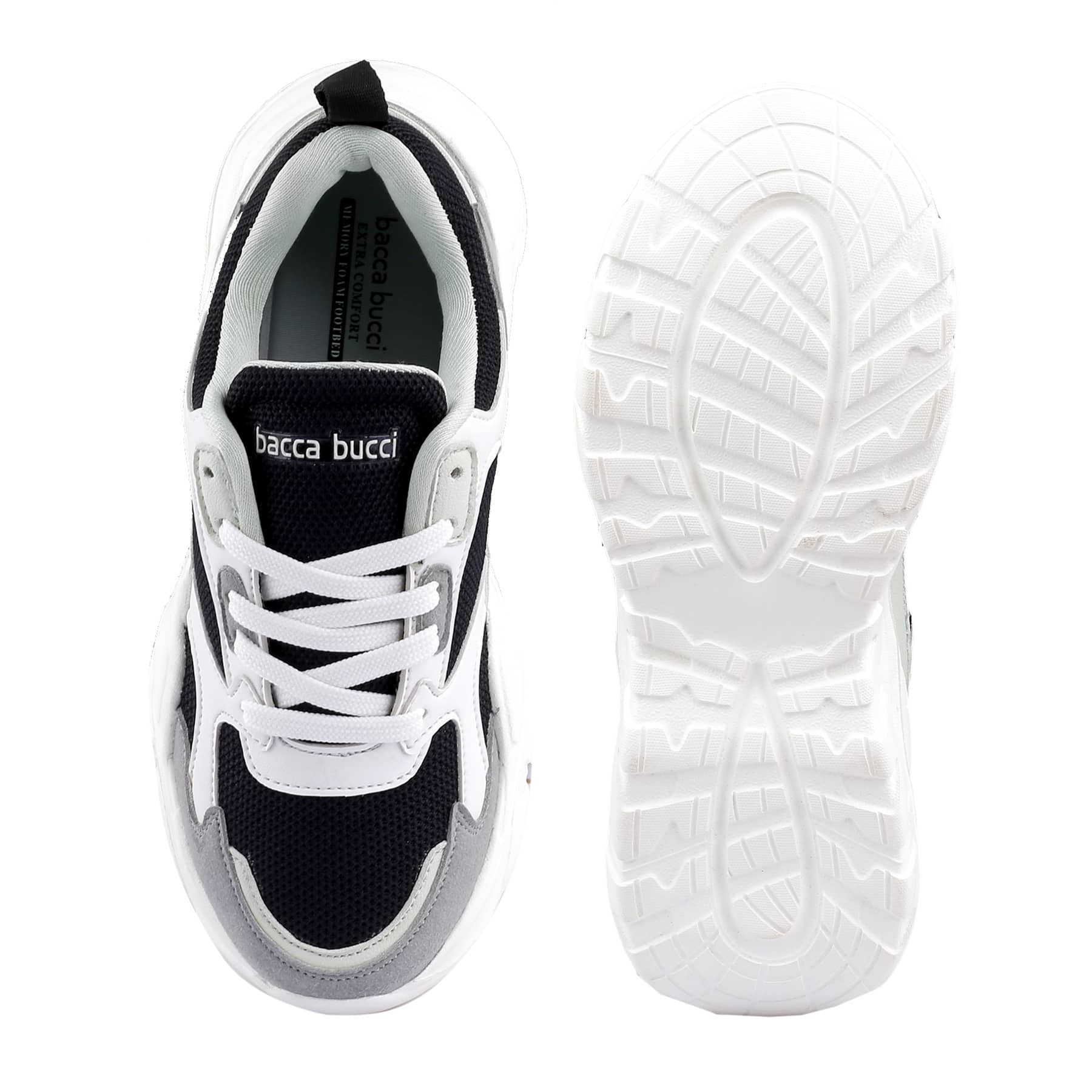 Bacca Bucci SPARK Low-top Platform ColorBlock Fashion Sneakers For Women | StreetWear Chunky Sneakers - Image 13