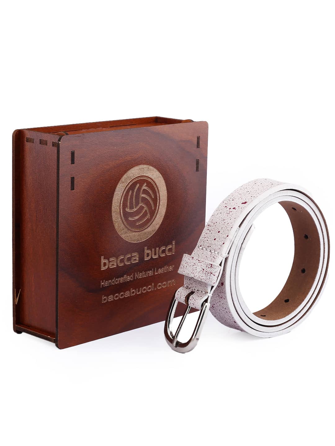 Bacca Bucci 'Stardust Splatter' Women's Belt - 22mm Handcrafted Vegan Leather with Artisanal Speckle Design - Image 7