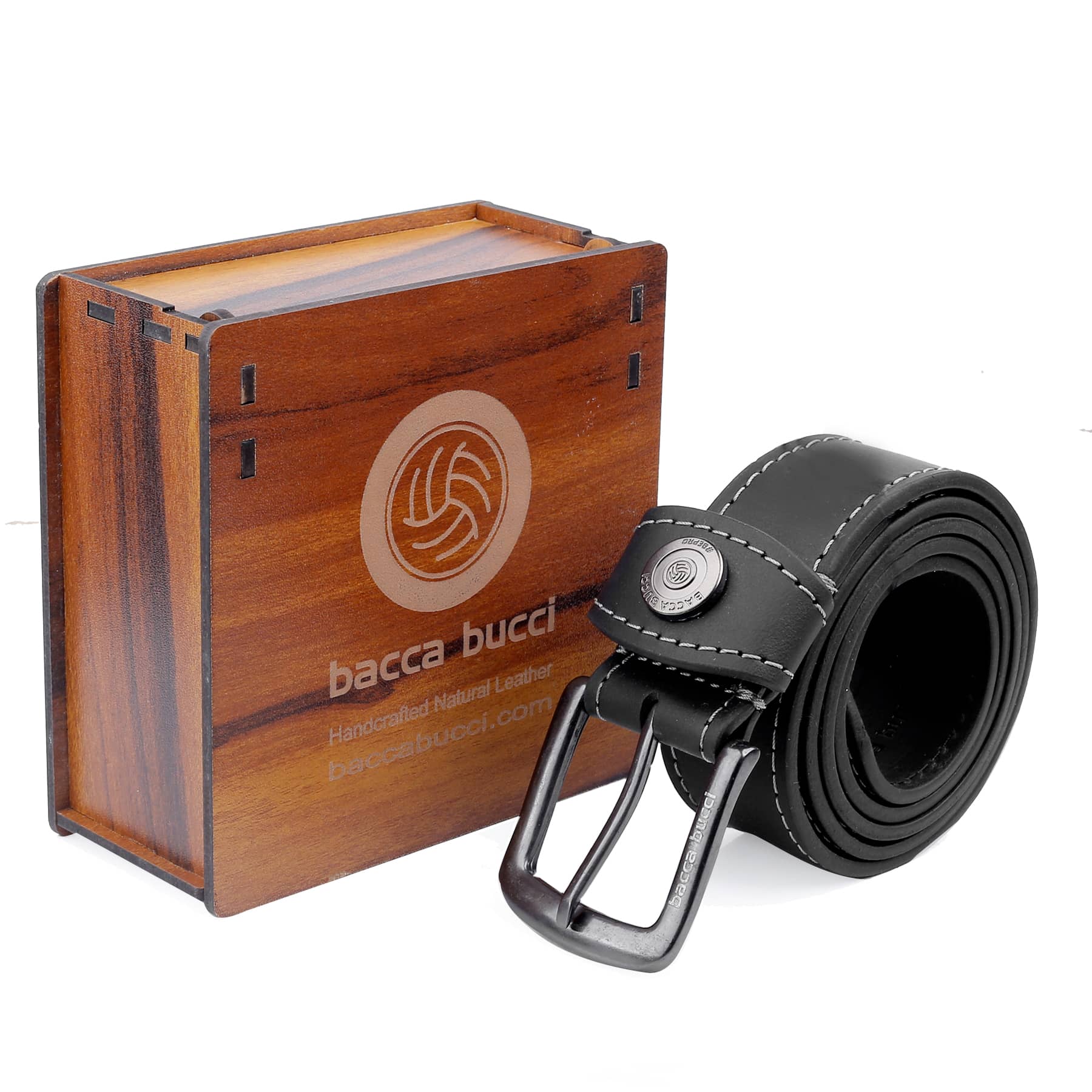 Bacca Bucci Thick and Rugged Genuine Leather Casual jeans Belt for Men - Image 12
