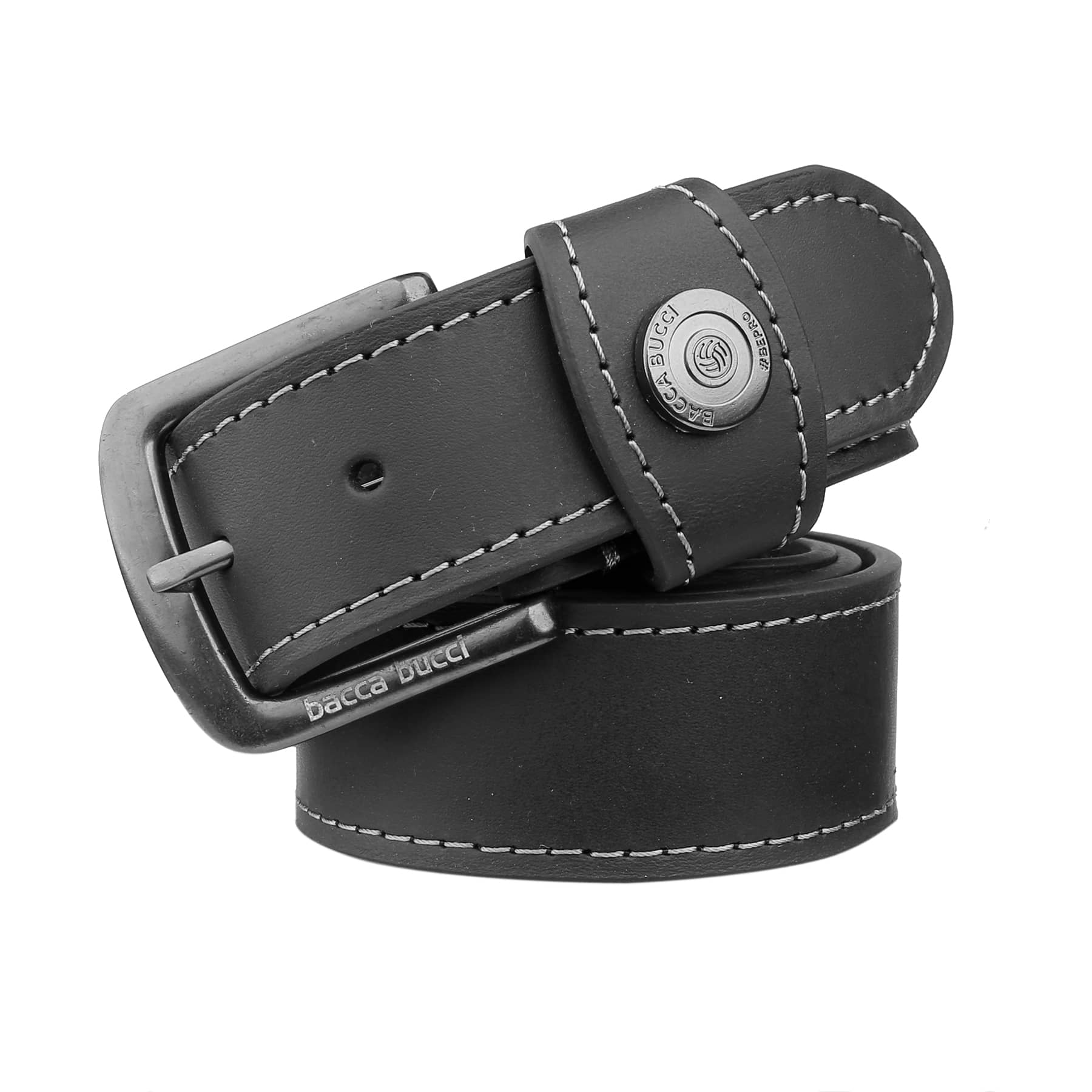 Bacca Bucci Thick and Rugged Genuine Leather Casual jeans Belt for Men - Image 8
