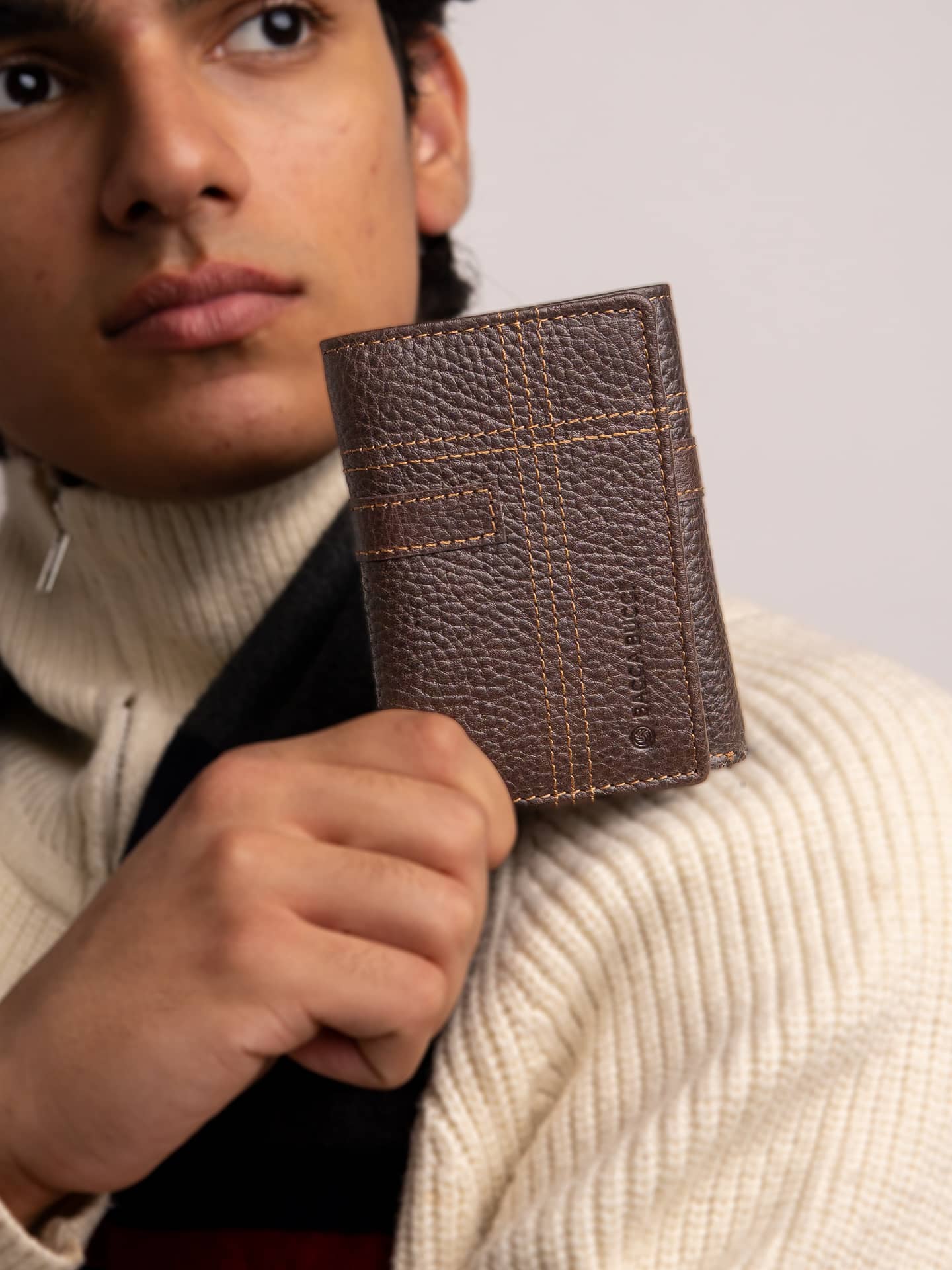 Bacca Bucci Trifold Leather Wallet for Teens & Gen Z - Image 7