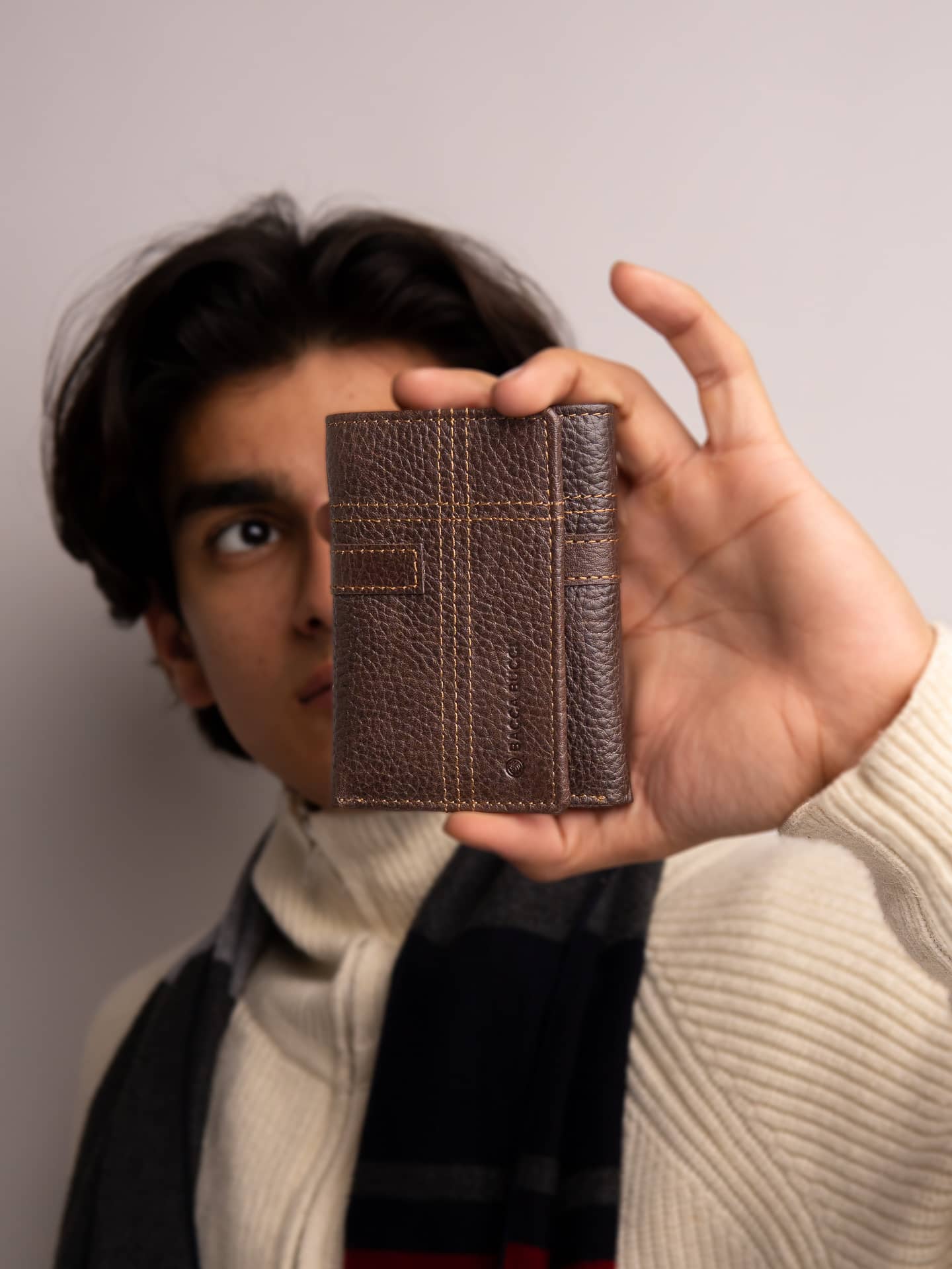 Bacca Bucci Trifold Leather Wallet for Teens & Gen Z - Image 9