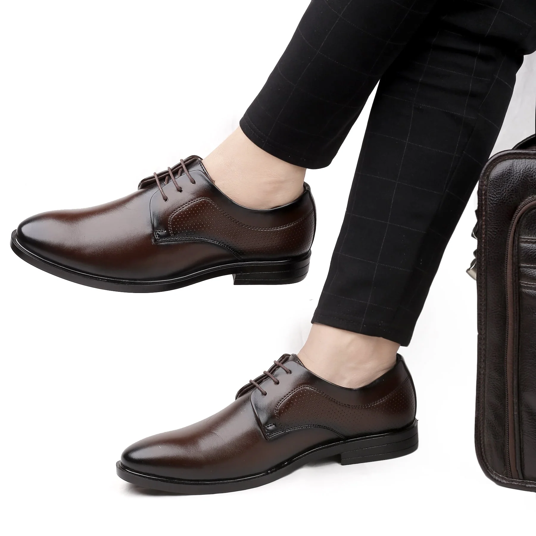 Bacca Bucci VANCOUVER Formal Shoes with Superior Comfort |  All Day Wear Office Or Party Lace-up Shoes - Image 10