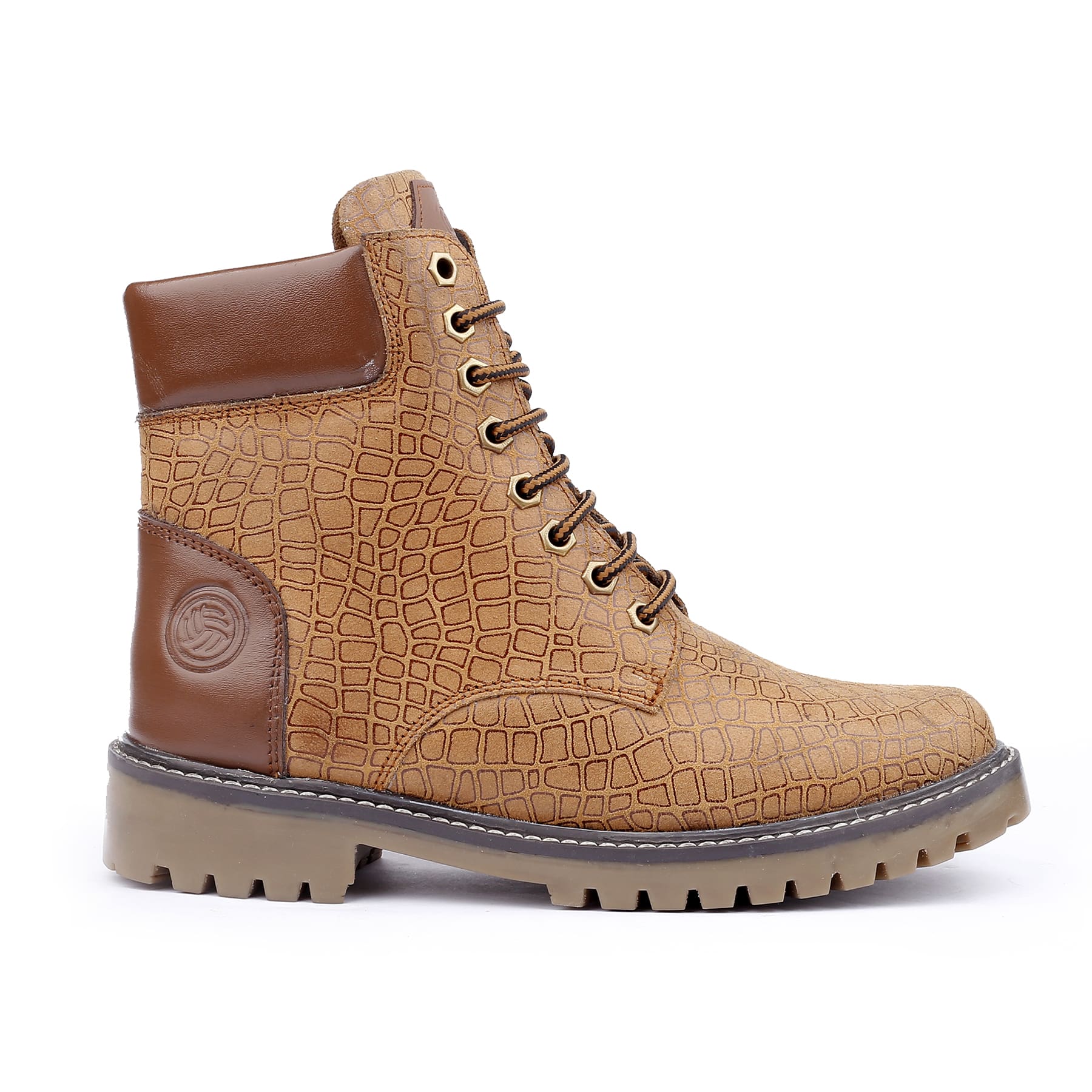 Bacca Bucci WOMEN Genuine-Leather High-Ankle Chukka Boots | Model Name: VIENNA - Image 6
