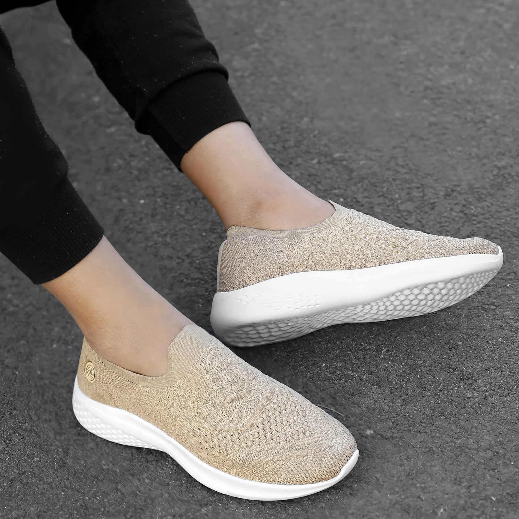 Bacca Bucci Women's WALKER Slip-On Walking Breathable Mesh Sports Shoes Sneakers - Image 10