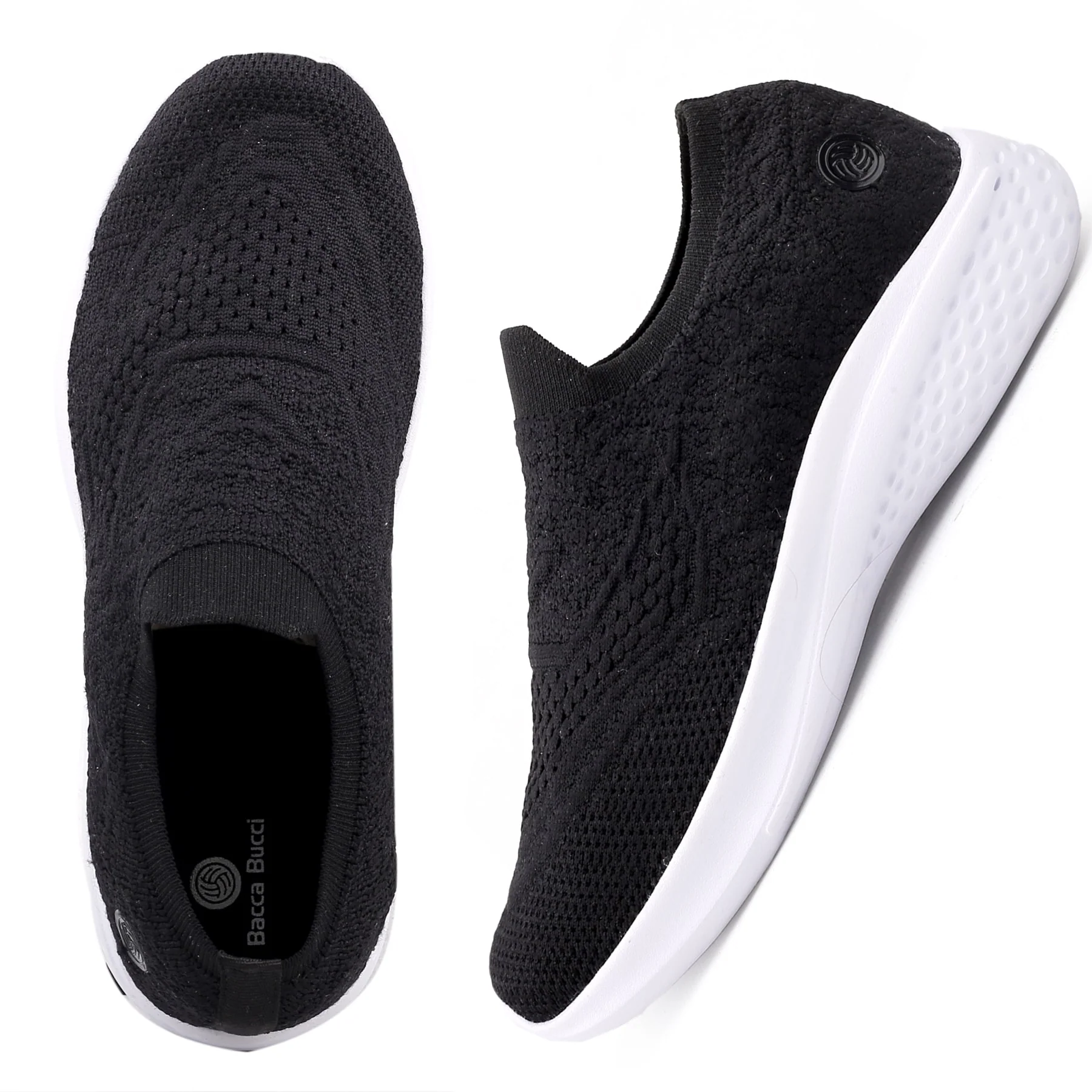 Bacca Bucci Women's WALKER Slip-On Walking Breathable Mesh Sports Shoes Sneakers - Image 5