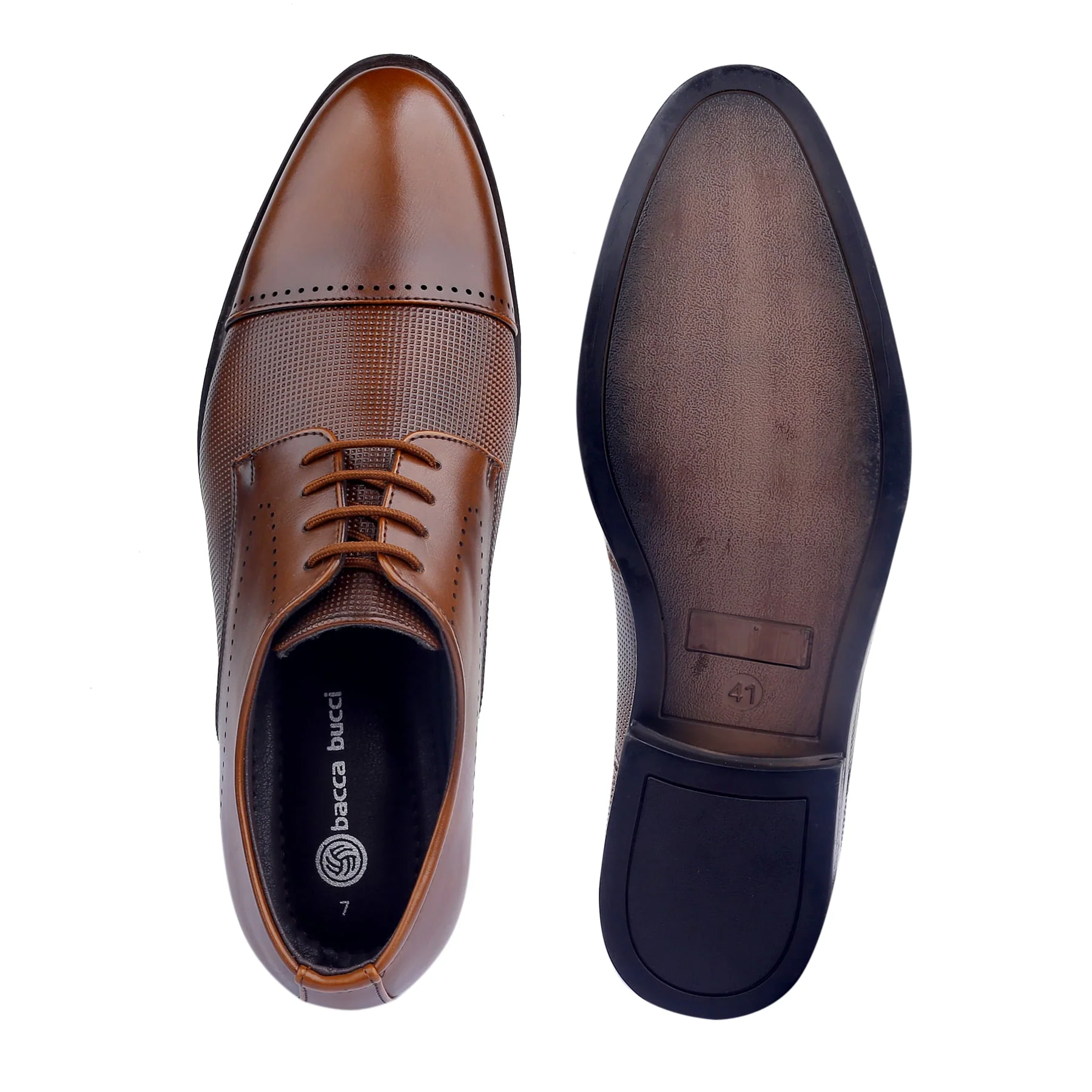 Bacca Bucci WINDSOR Formal Shoes with Superior Comfort | All Day Wear Office Or Party Lace-up Shoes - Image 7