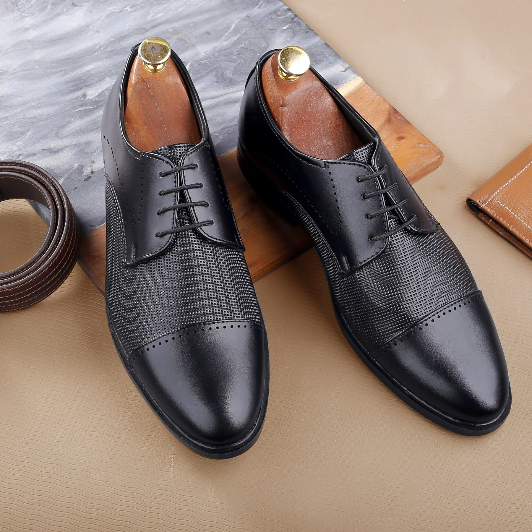 Bacca Bucci WINDSOR Formal Shoes with Superior Comfort | All Day Wear Office Or Party Lace-up Shoes - Image 8
