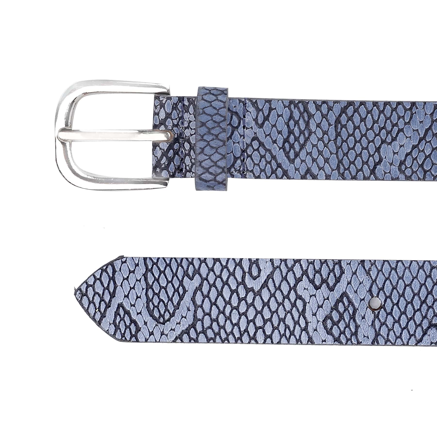 Bacca Bucci Women Genuine Leather Belts with Imported Nickle Free Buckle | Width : 28 MM | Two tone Finish Belt - Image 5