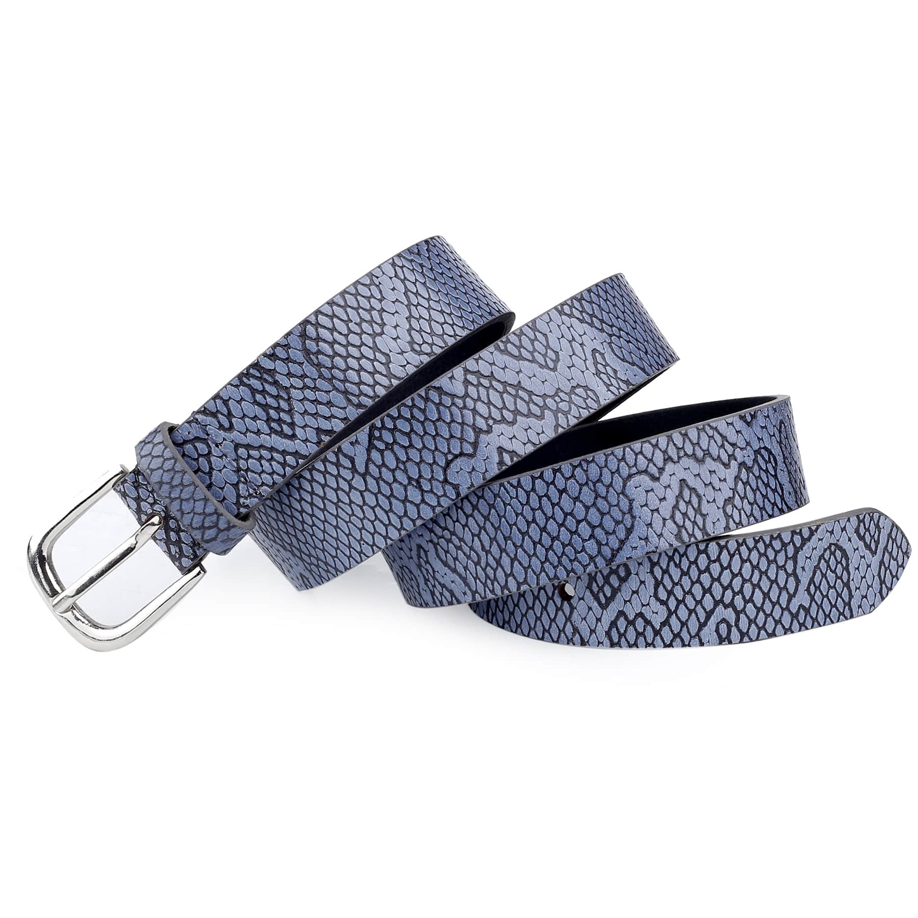 Bacca Bucci Women Genuine Leather Belts with Imported Nickle Free Buckle | Width : 28 MM | Two tone Finish Belt - Image 16