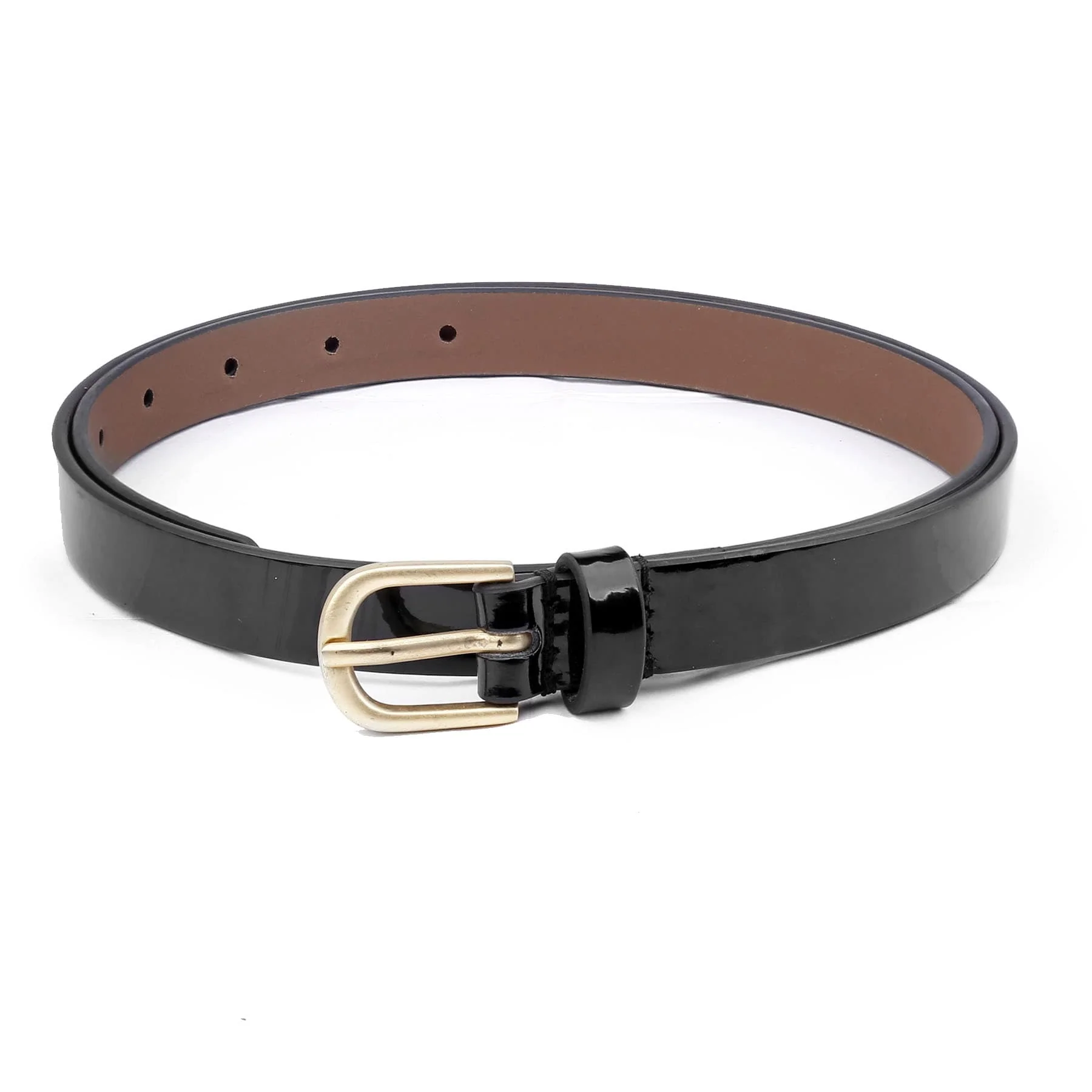 Bacca Bucci Women Leather Belts with Imported Nickle Free Buckle | Width : 20 MM | Solid Color Luster Finish Belt - Image 5
