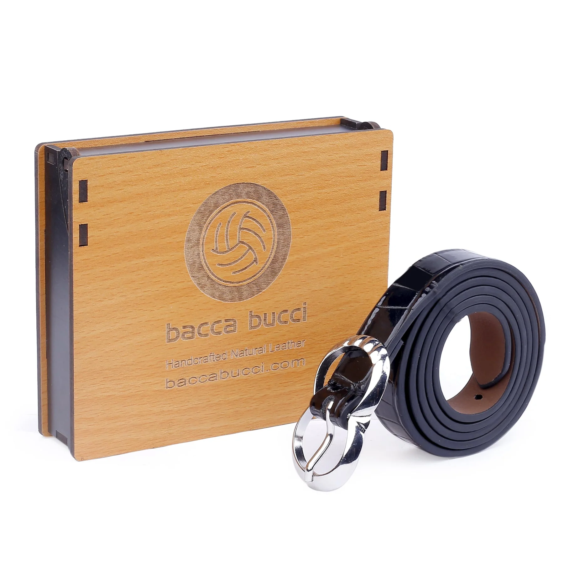 Bacca Bucci Women Leather Belts with Imported Nickle Free Buckle | Width : 20 MM | Croco Luster Belt - Image 12