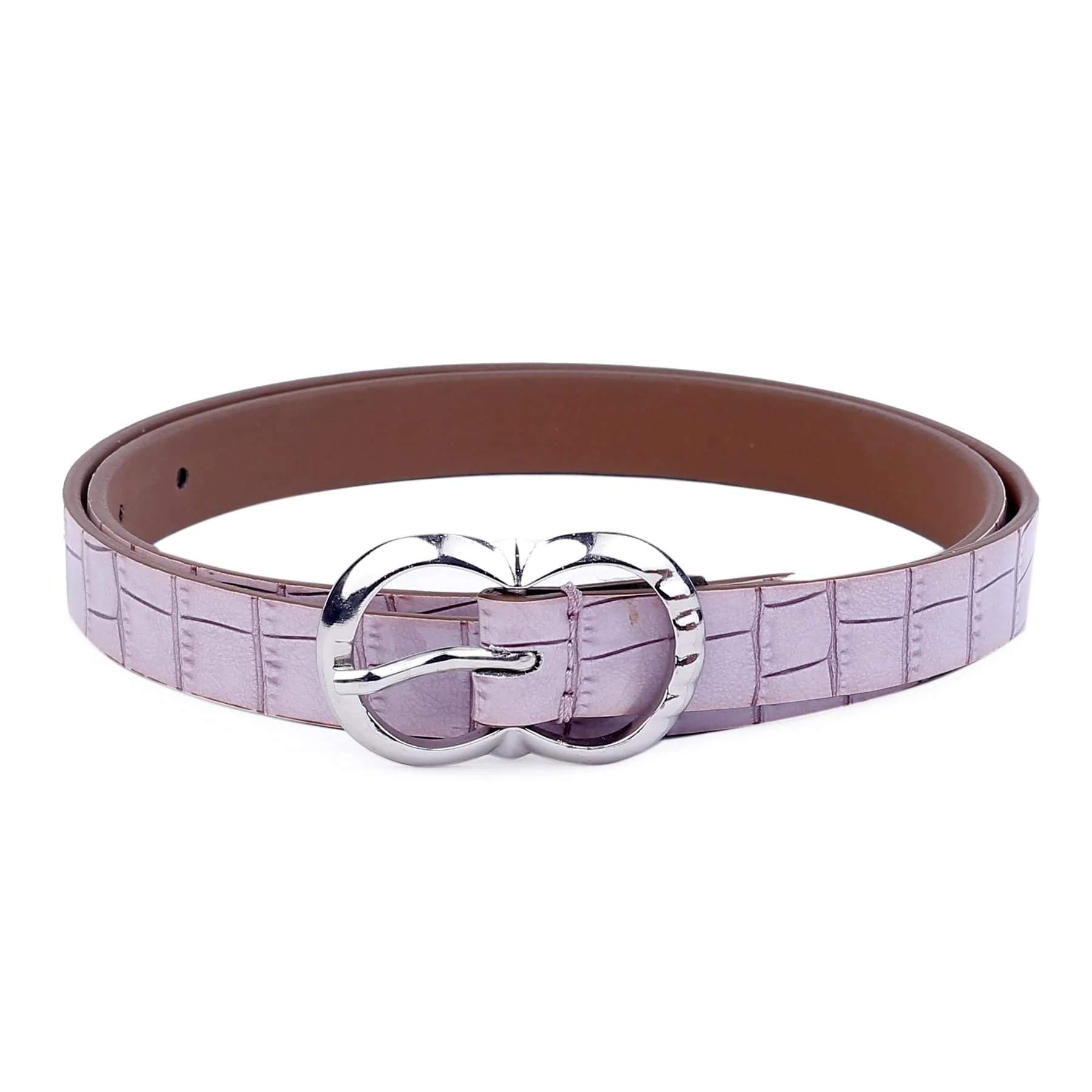 Bacca Bucci Women Leather Belts with Imported Nickle Free Buckle | Width : 20 MM | Croco Luster Belt - Image 23