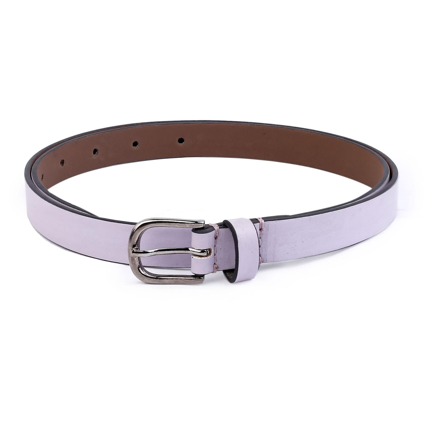 Bacca Bucci Women Leather Belts with Imported Nickle Free Buckle | Width : 20 MM | Solid Color Luster Finish Belt - Image 5