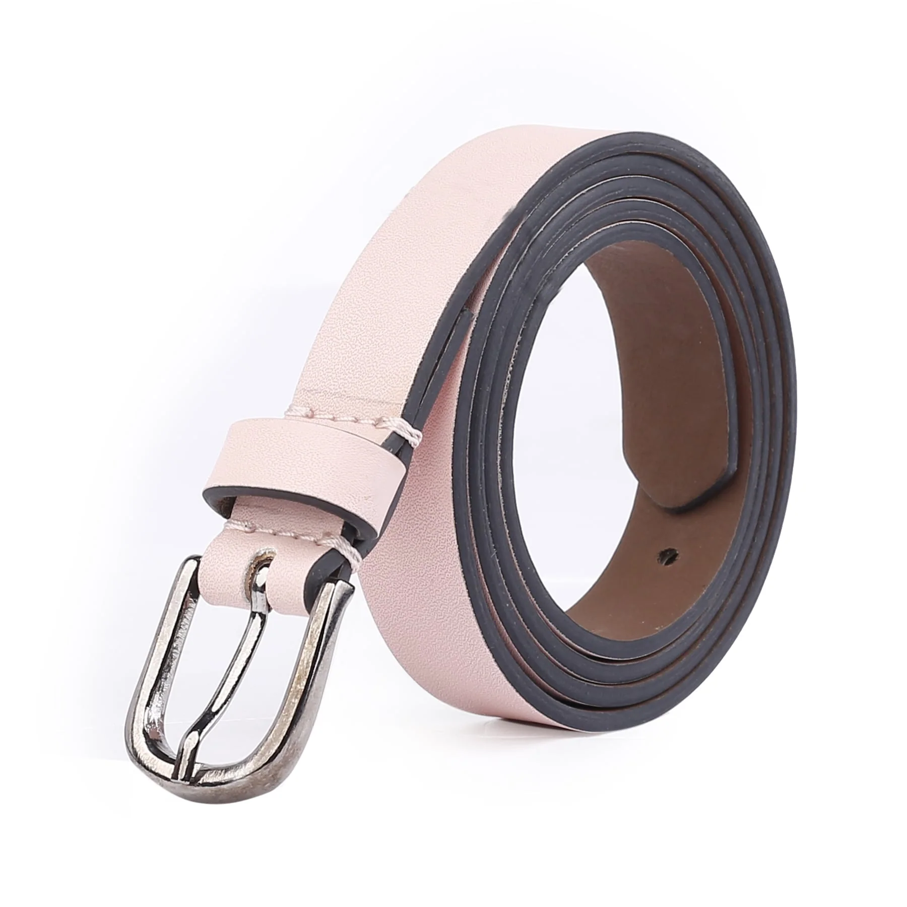 Bacca Bucci Women Leather Belts with Imported Nickle Free Buckle | Width : 20 MM | Solid Color Luster Finish Belt - Image 2