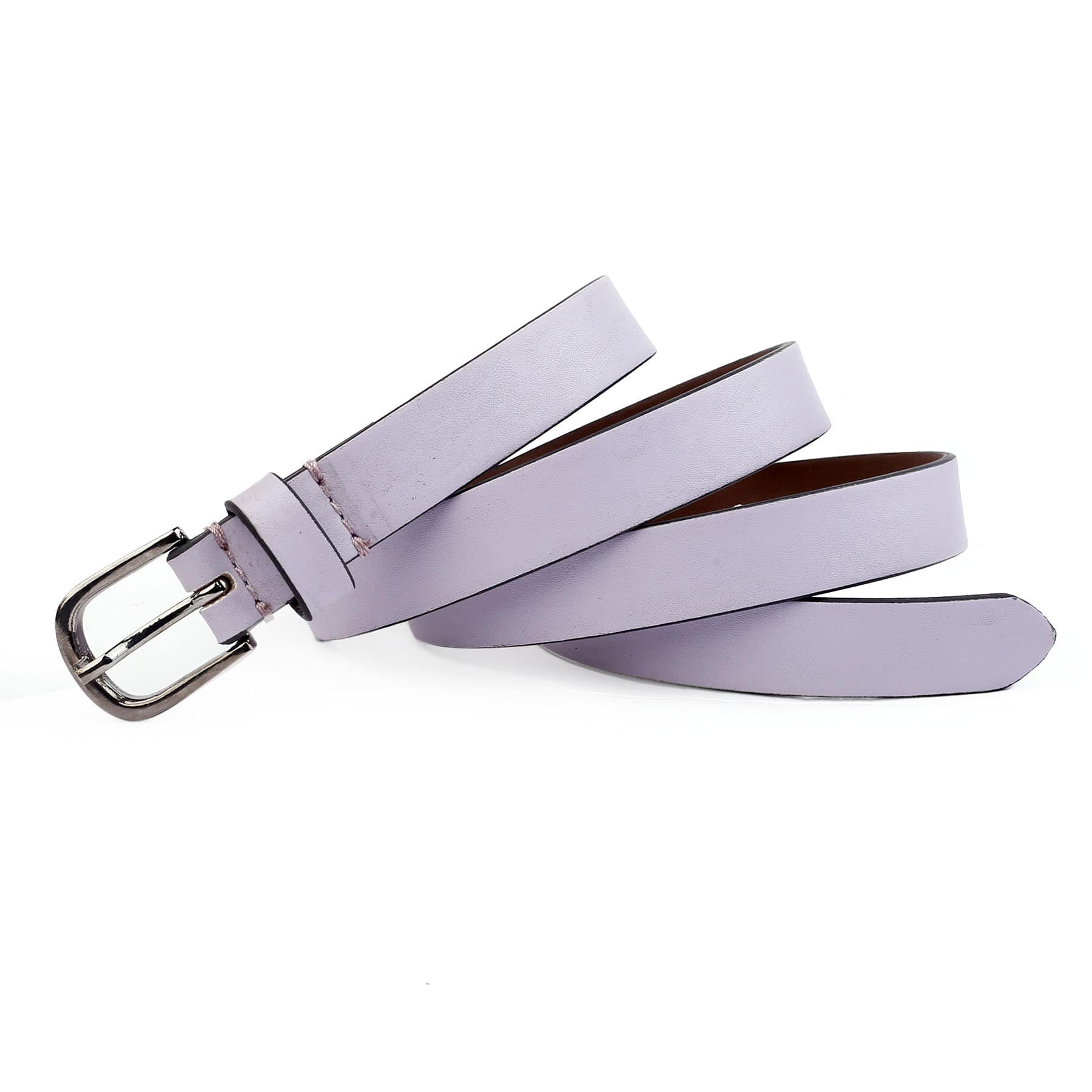 Bacca Bucci Women Leather Belts with Imported Nickle Free Buckle | Width : 20 MM | Solid Color Luster Finish Belt - Image 27