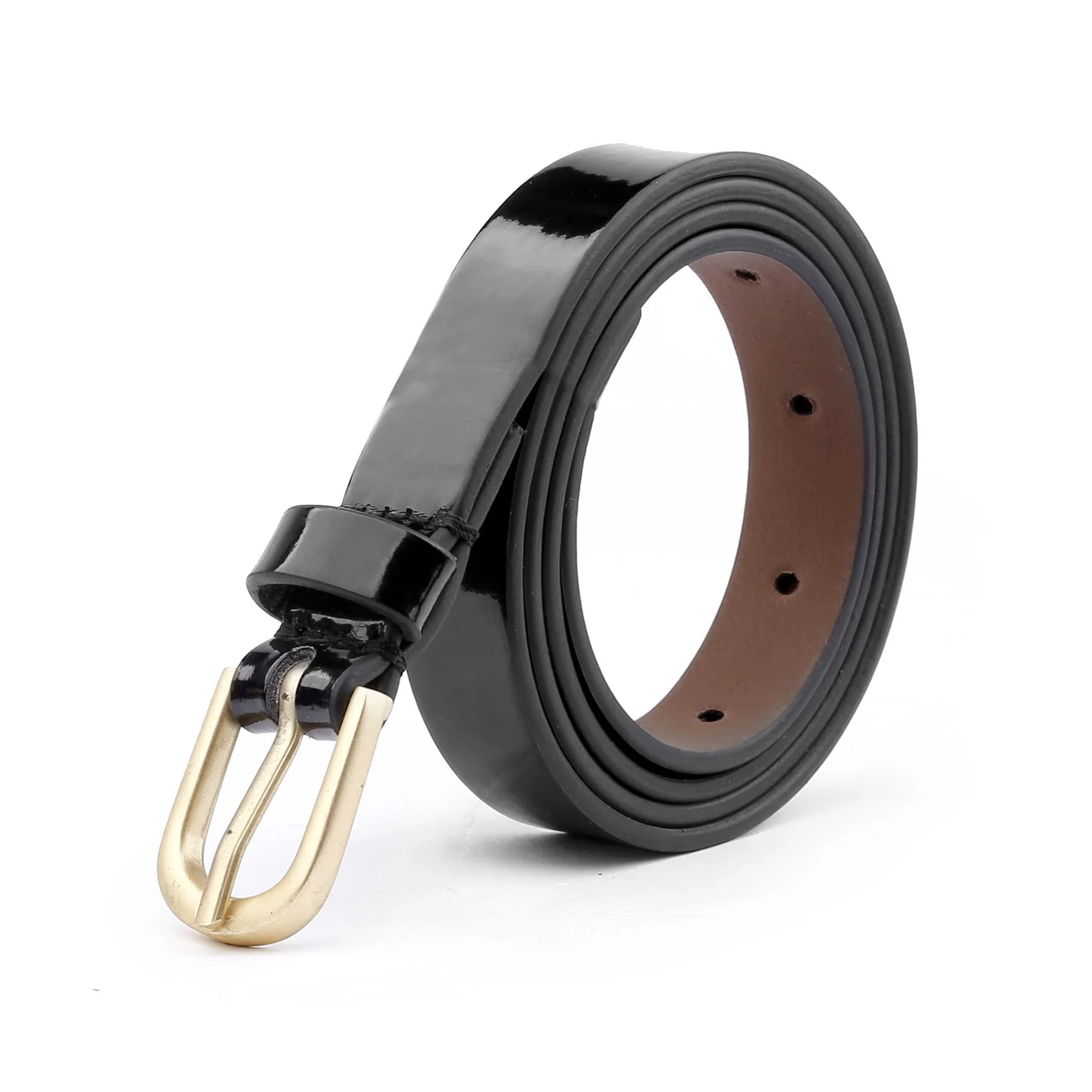 Bacca Bucci Women Leather Belts with Imported Nickle Free Buckle | Width : 20 MM | Solid Color Luster Finish Belt - Image 8