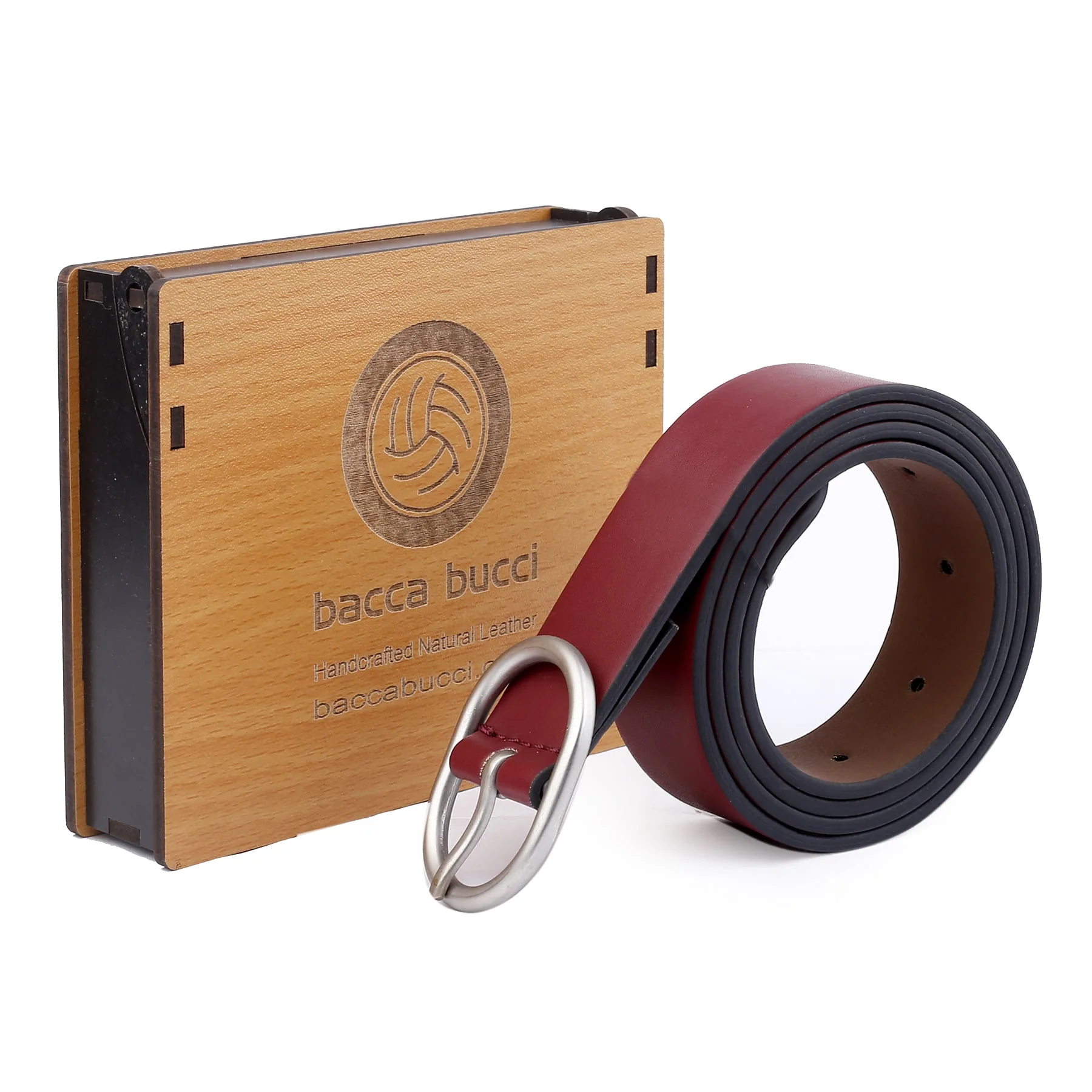 Bacca Bucci Women Leather Belts with Imported Nickle Free Buckle | Width : 30 MM | Solid Color Matt Luster Finish Belts - Image 14