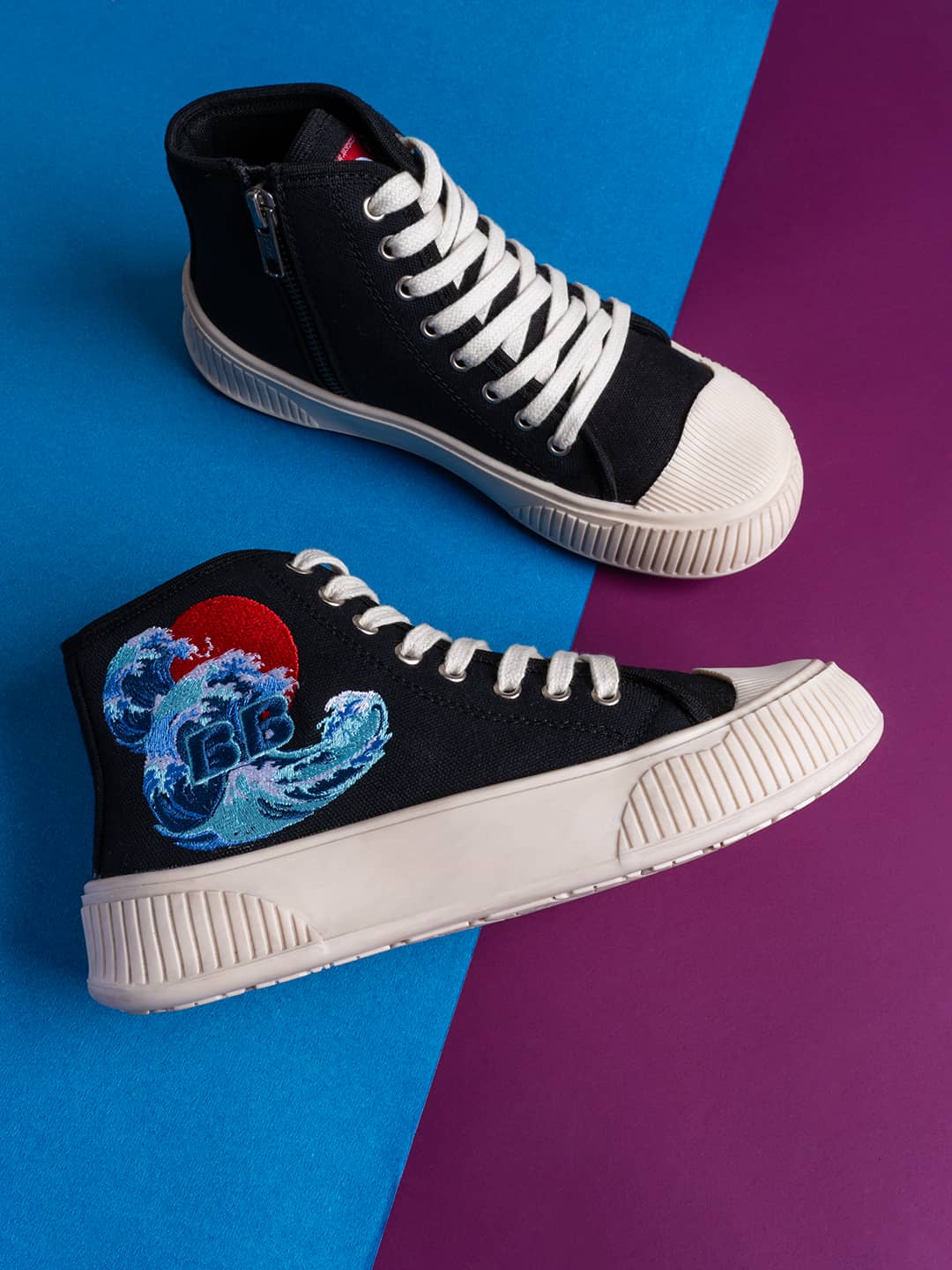 Bacca Bucci Women's High-Top Sneakers - "Kawaii Kicks" Collection - Image 3