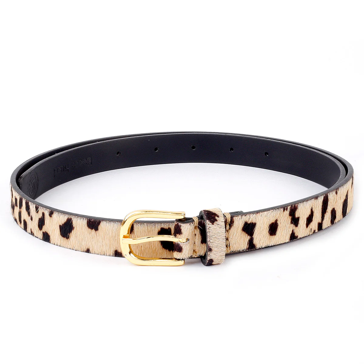Bacca Bucci Women's Leopard Print Belt for Jeans Genuine Leather Belt - Image 7