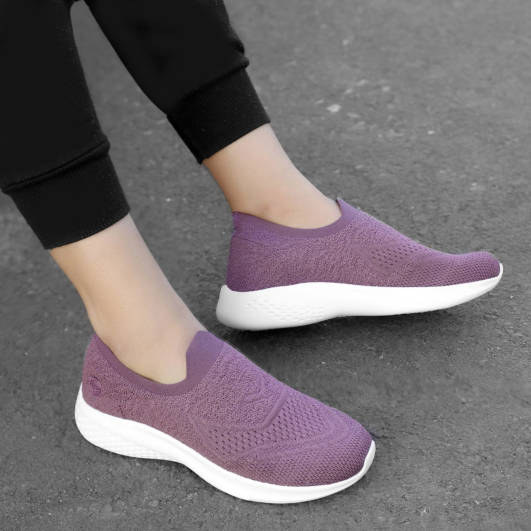 Bacca Bucci Women's WALKER Slip-On Walking Breathable Mesh Sports Shoes Sneakers - Image 2