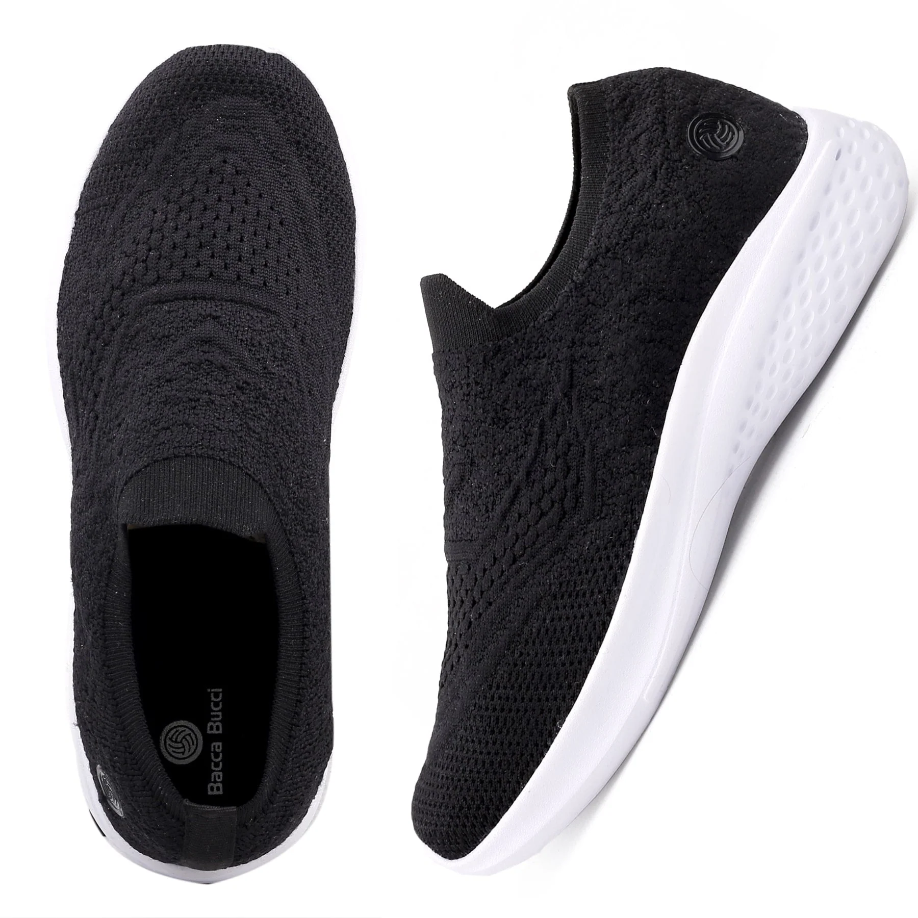 Bacca Bucci Women's WALKER Slip-On Walking Breathable Mesh Sports Shoes Sneakers - Image 21