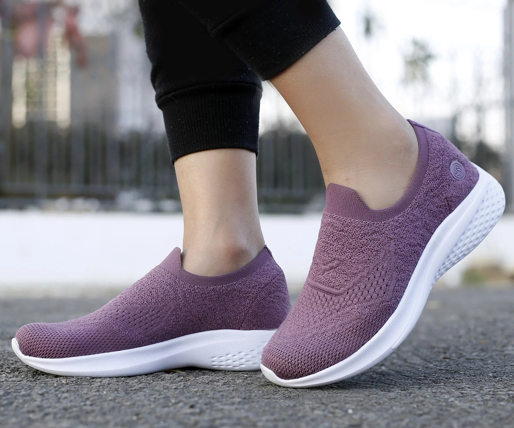 Bacca Bucci Women's WALKER Slip-On Walking Breathable Mesh Sports Shoes Sneakers - Image 18