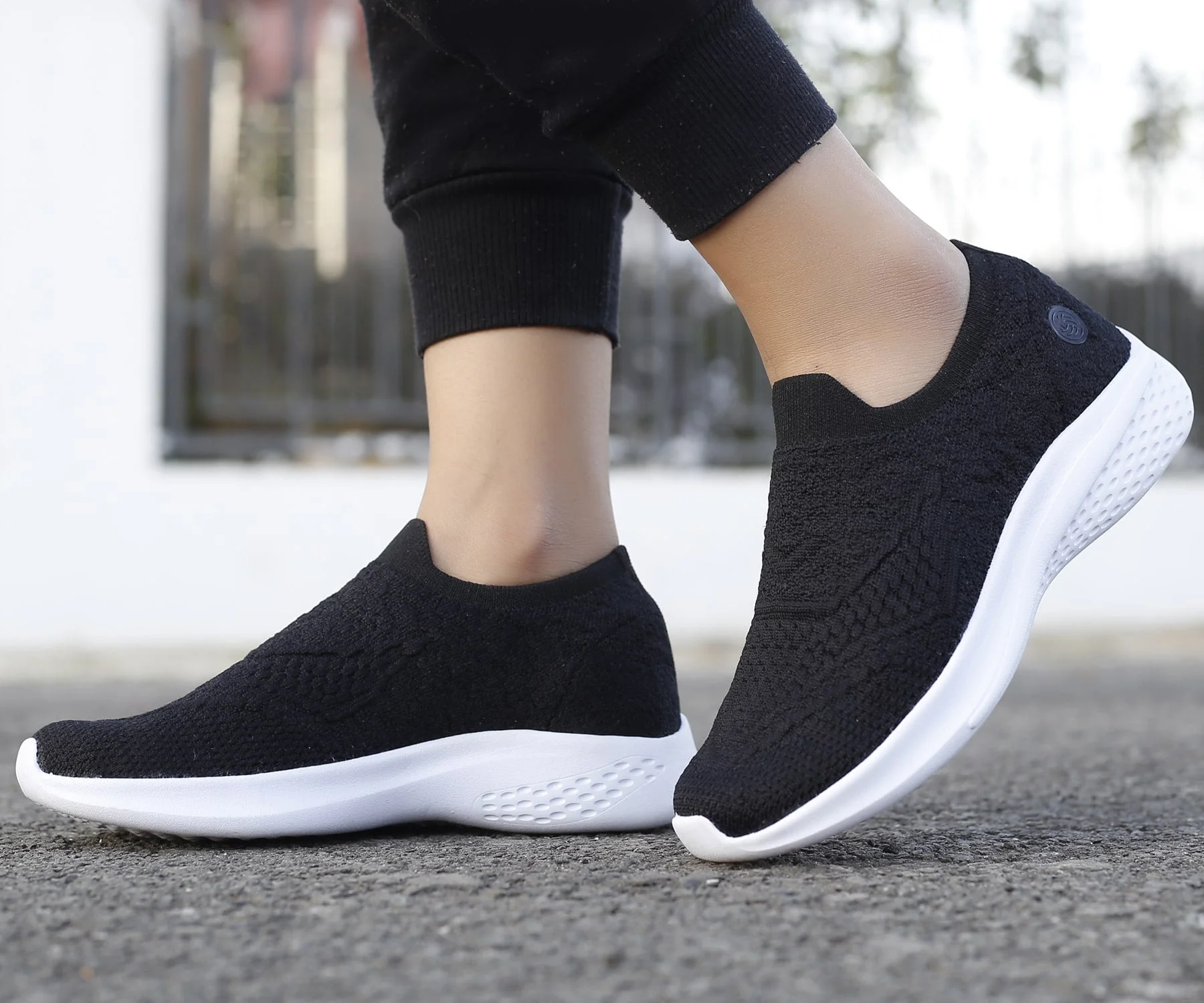 Bacca Bucci Women's WALKER Slip-On Walking Breathable Mesh Sports Shoes Sneakers - Image 9