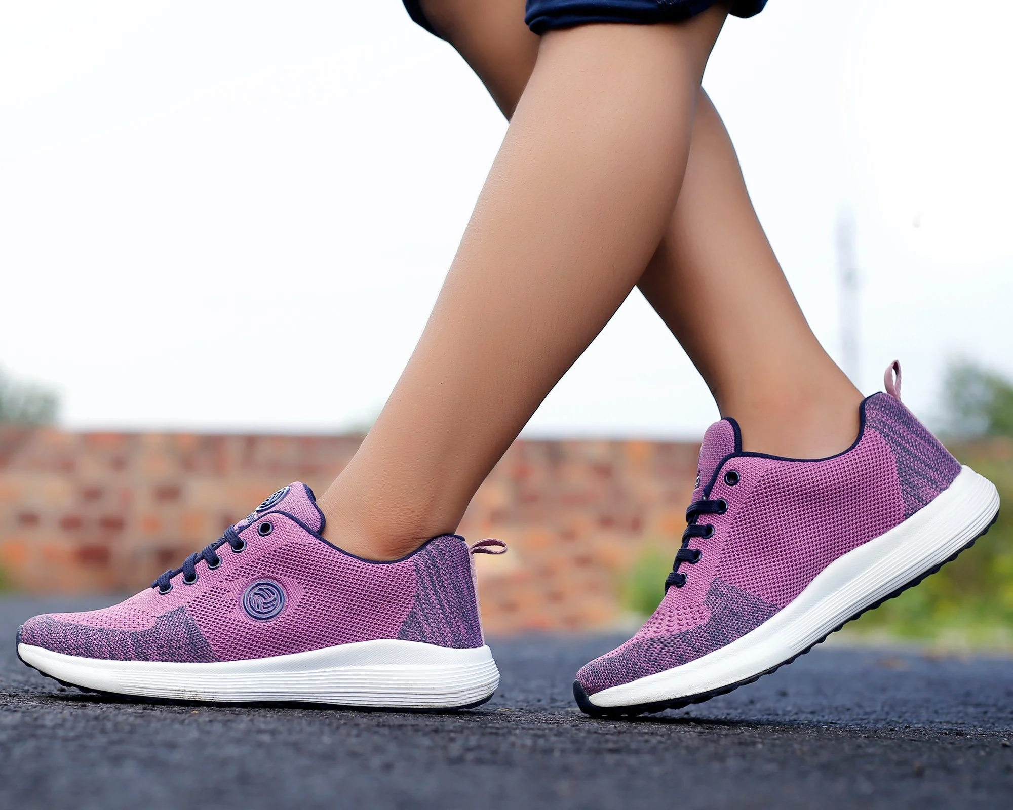 Bacca Bucci TOKYO Running Shoes for Women | Pink & Purple Women Walking Shoes - Image 3