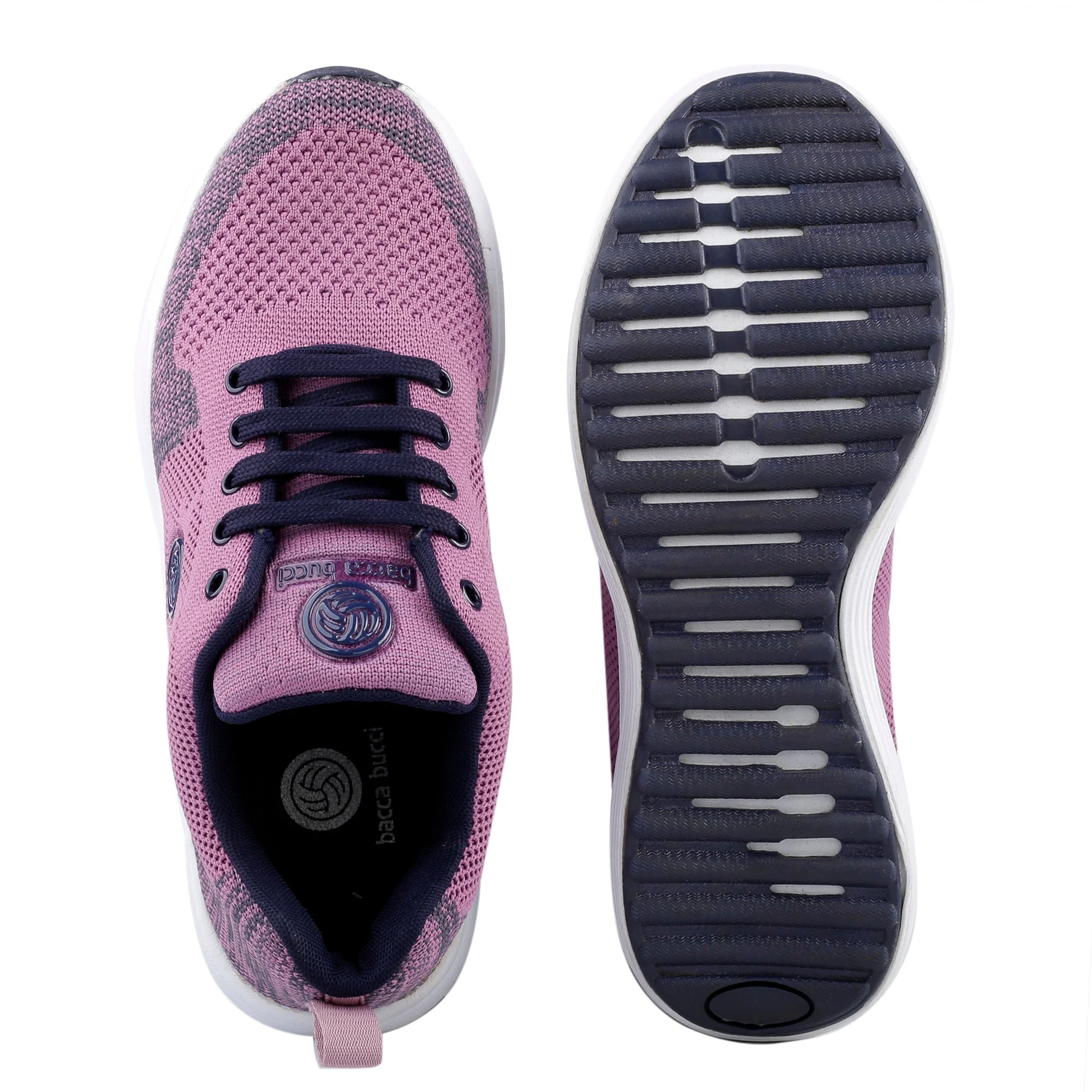 Bacca Bucci TOKYO Running Shoes for Women | Pink & Purple Women Walking Shoes - Image 7