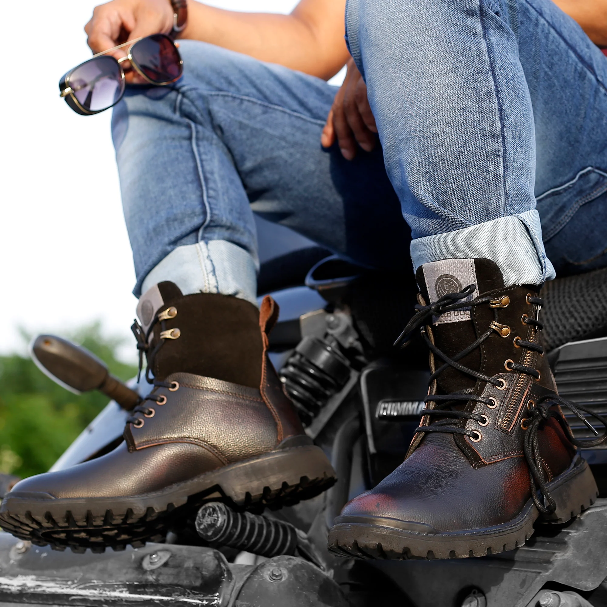 Bacca Bucci Combat Boots - Image 10