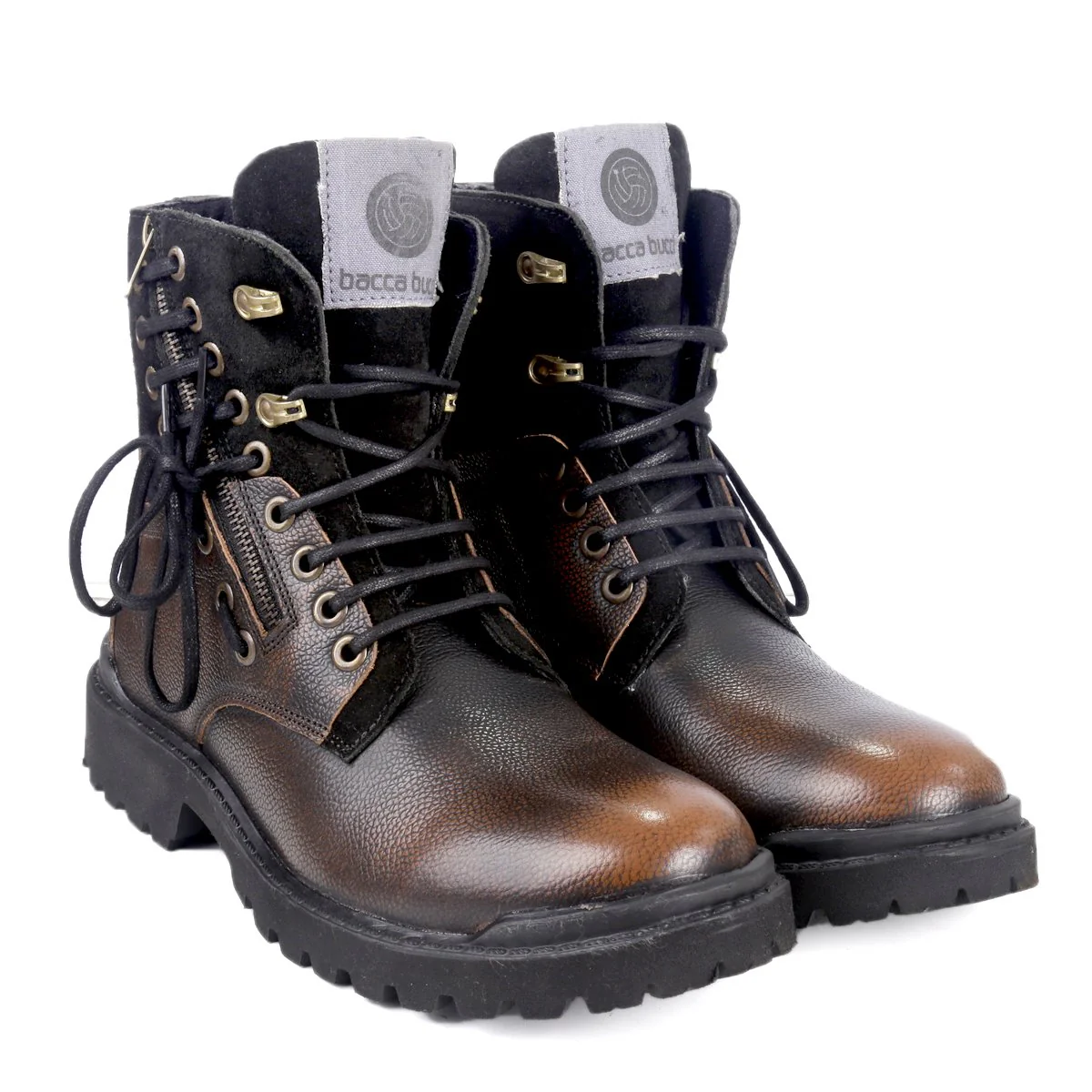 Bacca Bucci Combat Boots - Image 4