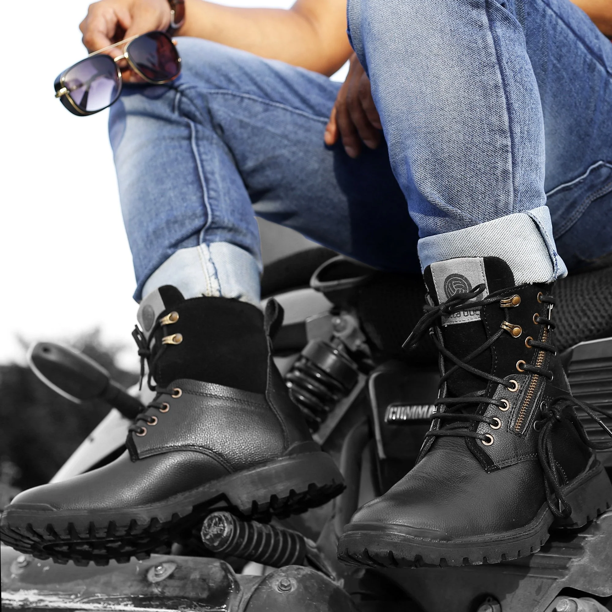 Bacca Bucci Combat Boots - Image 8